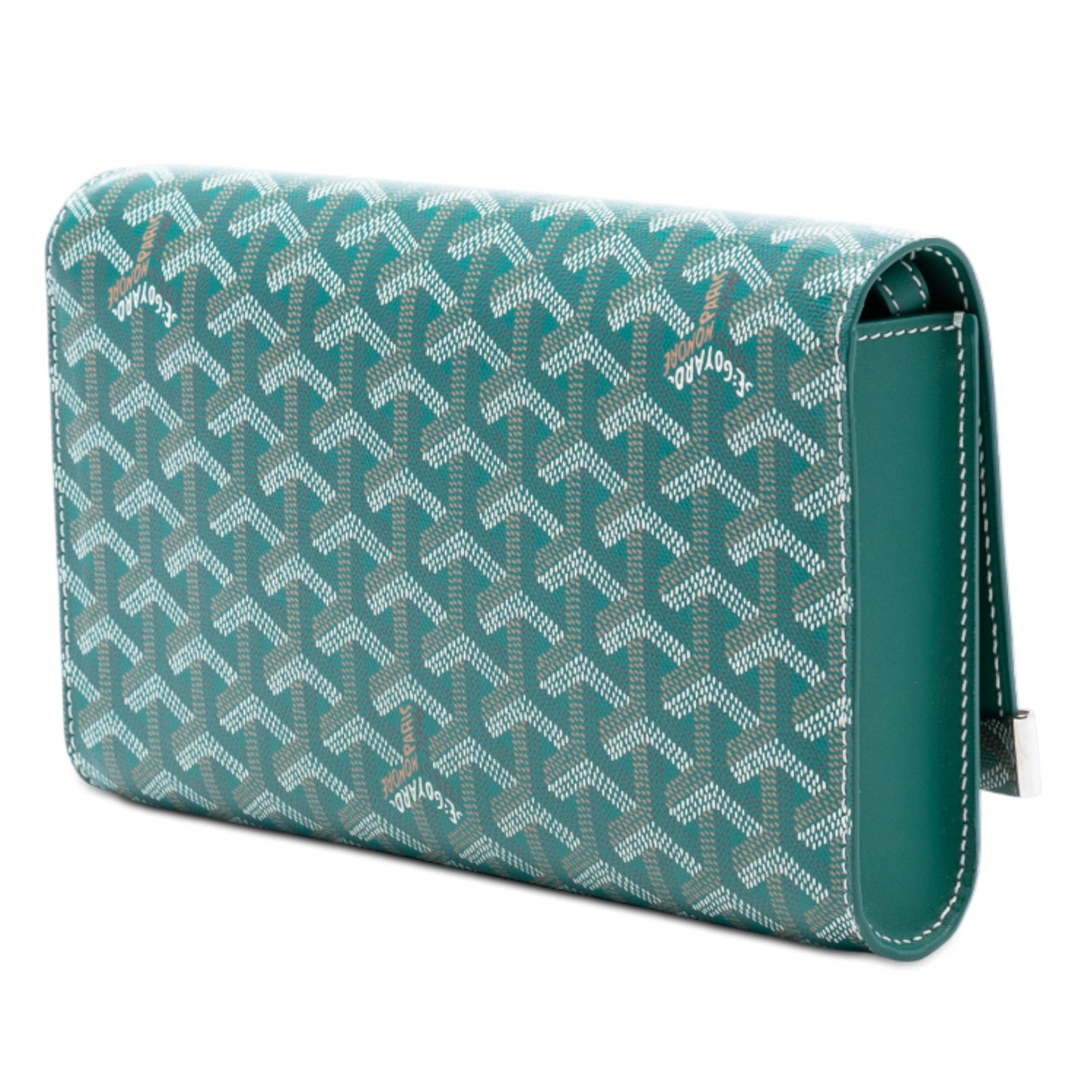 Goyard Goyardine Monte Carlo Bois Clutch with Strap
