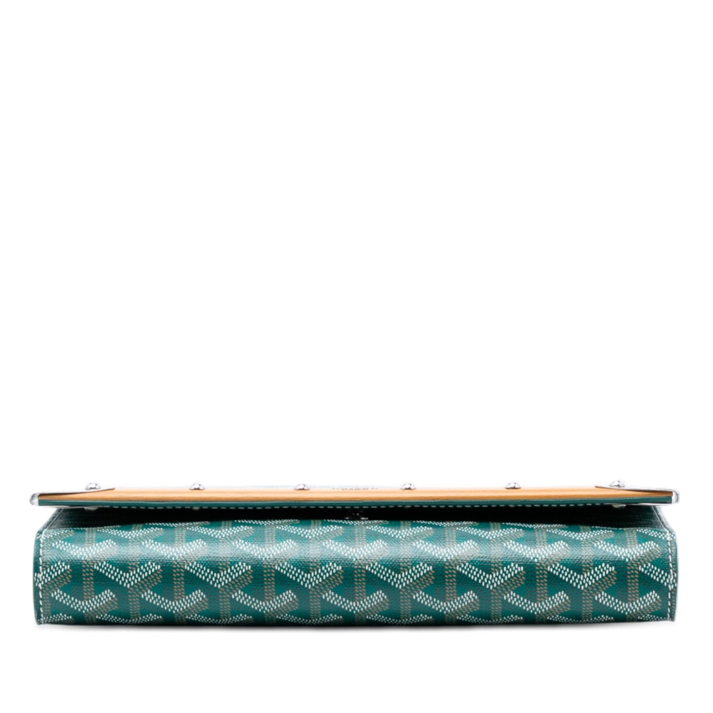 Goyard Goyardine Monte Carlo Bois Clutch with Strap