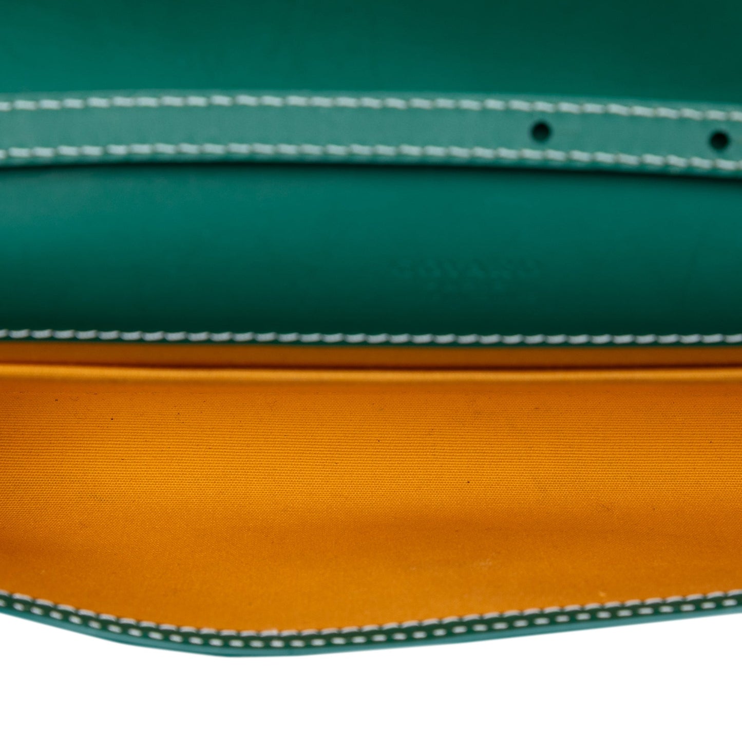 Goyard Goyardine Monte Carlo Bois Clutch with Strap