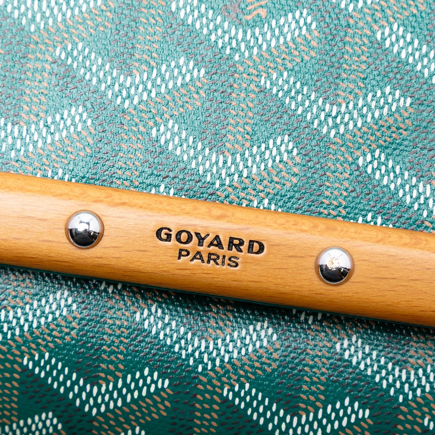 Goyard Goyardine Monte Carlo Bois Clutch with Strap