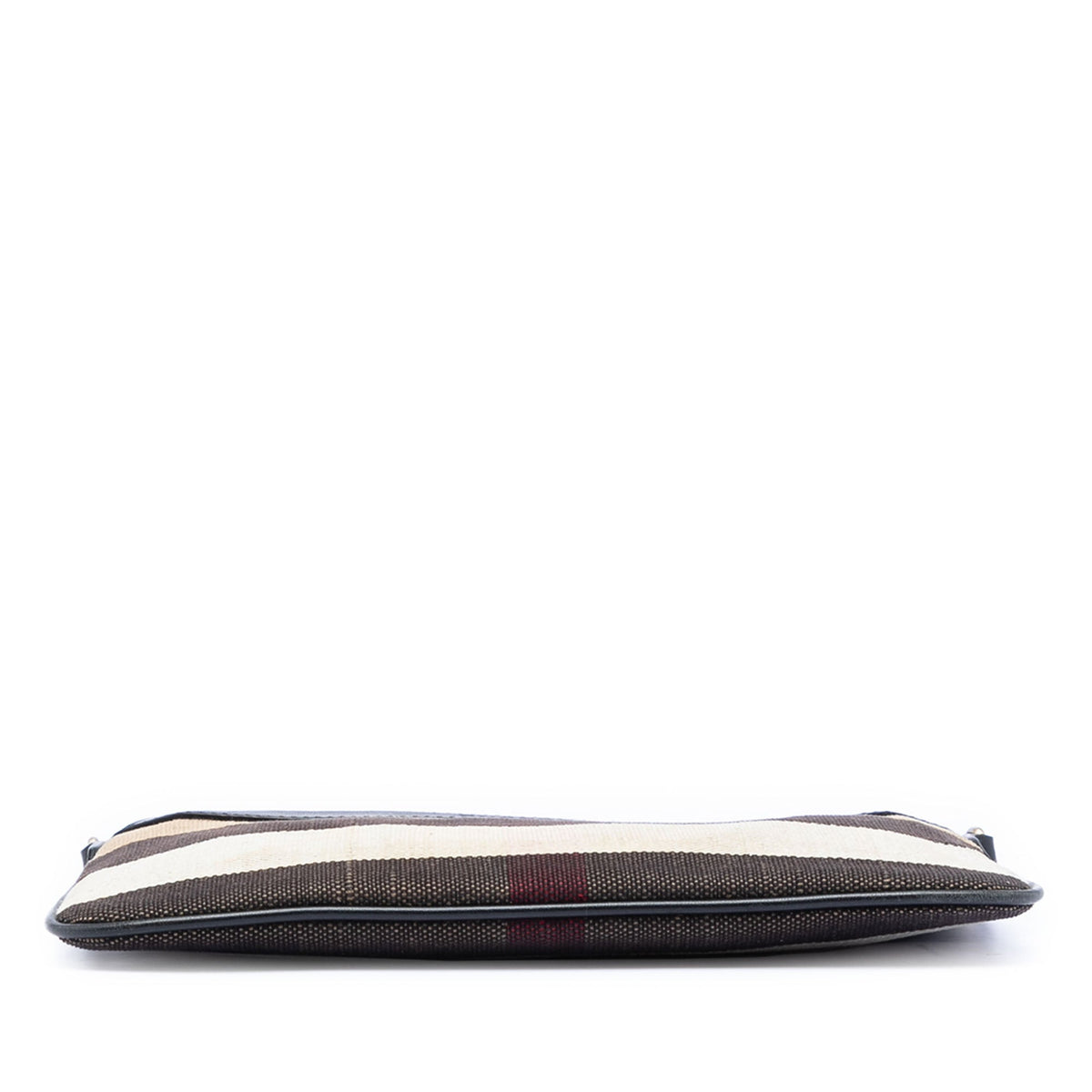 Burberry Mega Check Canvas Peyton Crossbody — Brown