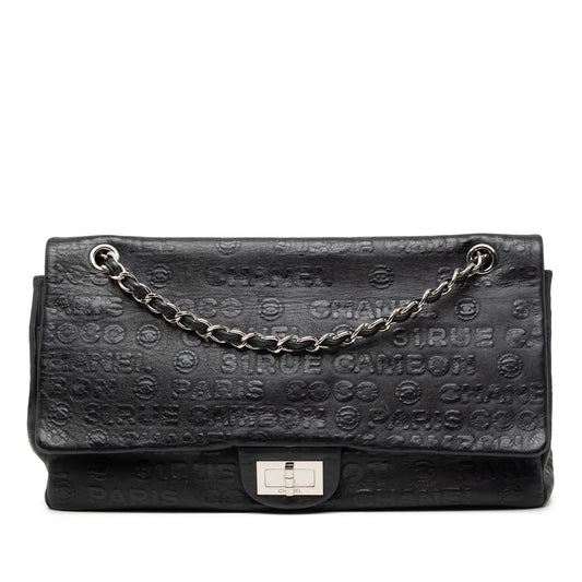 Chanel Maxi Embossed Calfskin 31 Rue Cambon Reissue 2.55 Double Flap