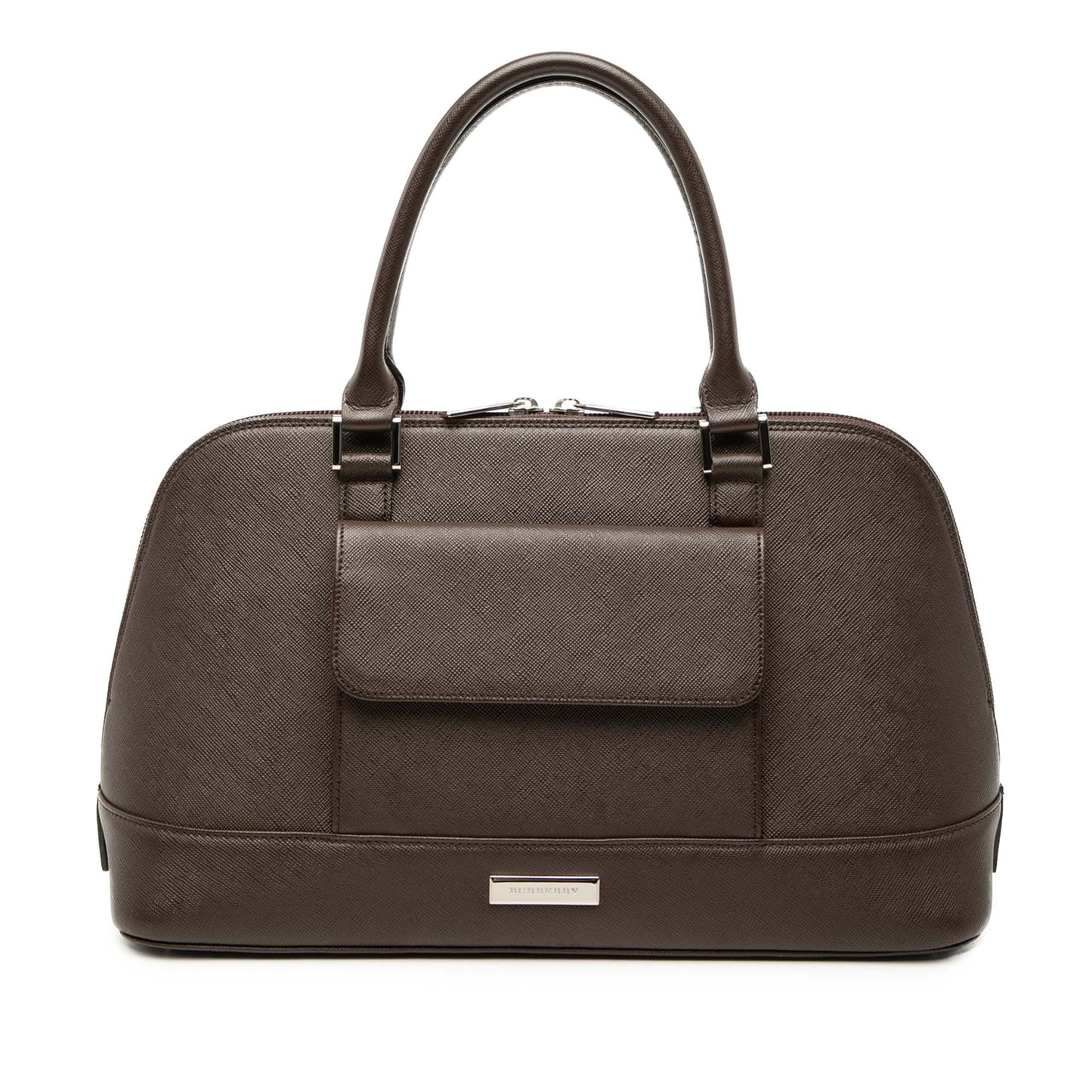 Burberry Leather Front Pocket Handbag