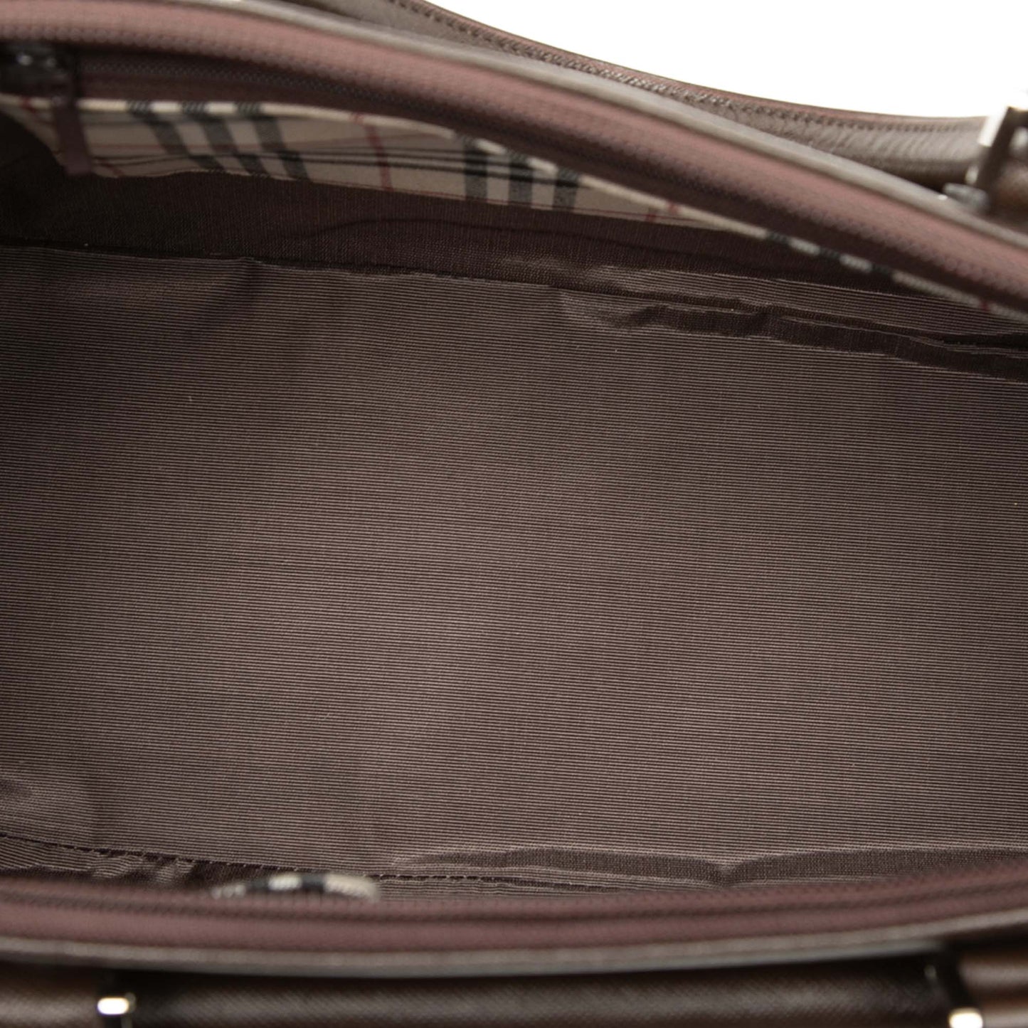 Burberry Leather Front Pocket Handbag