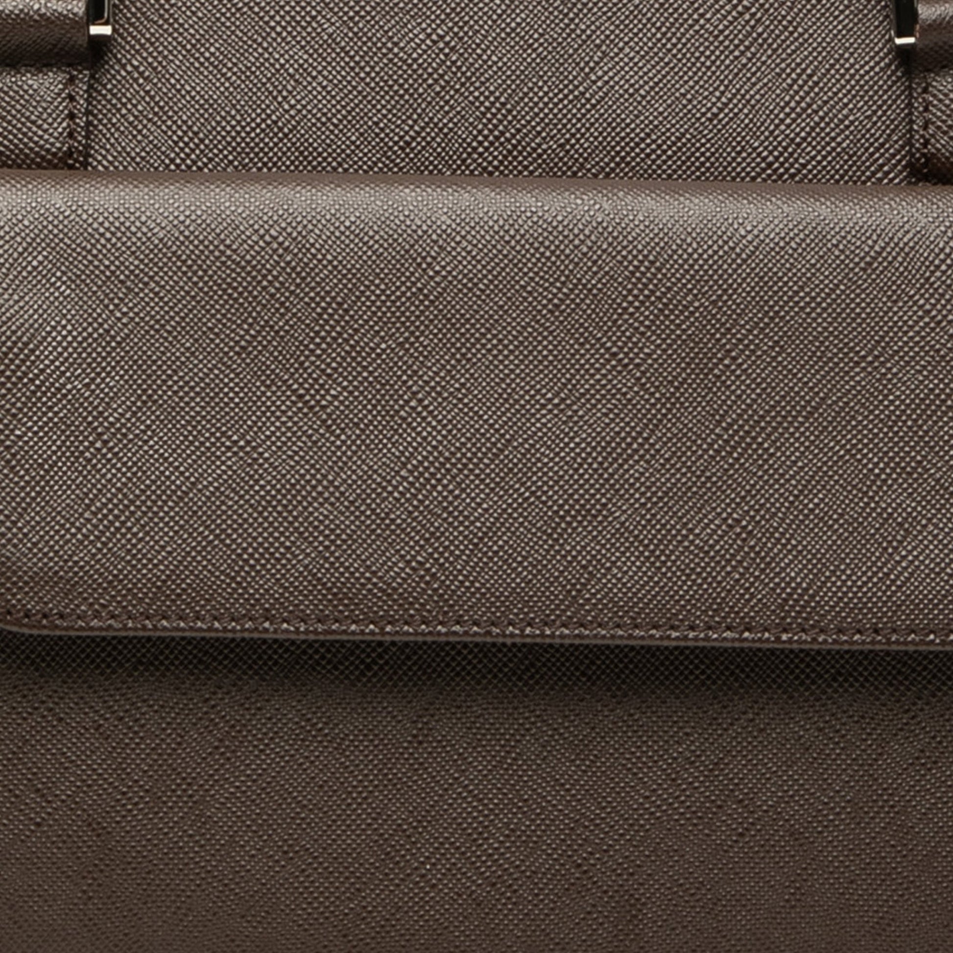 Burberry Leather Front Pocket Handbag
