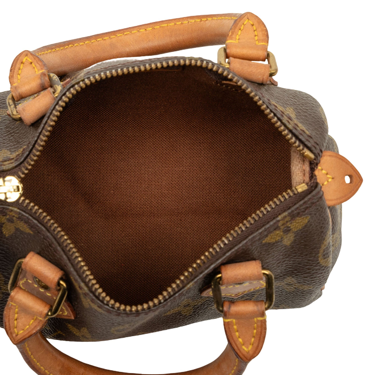 Louis Vuitton Monogram Mini Speedy HL — Brown