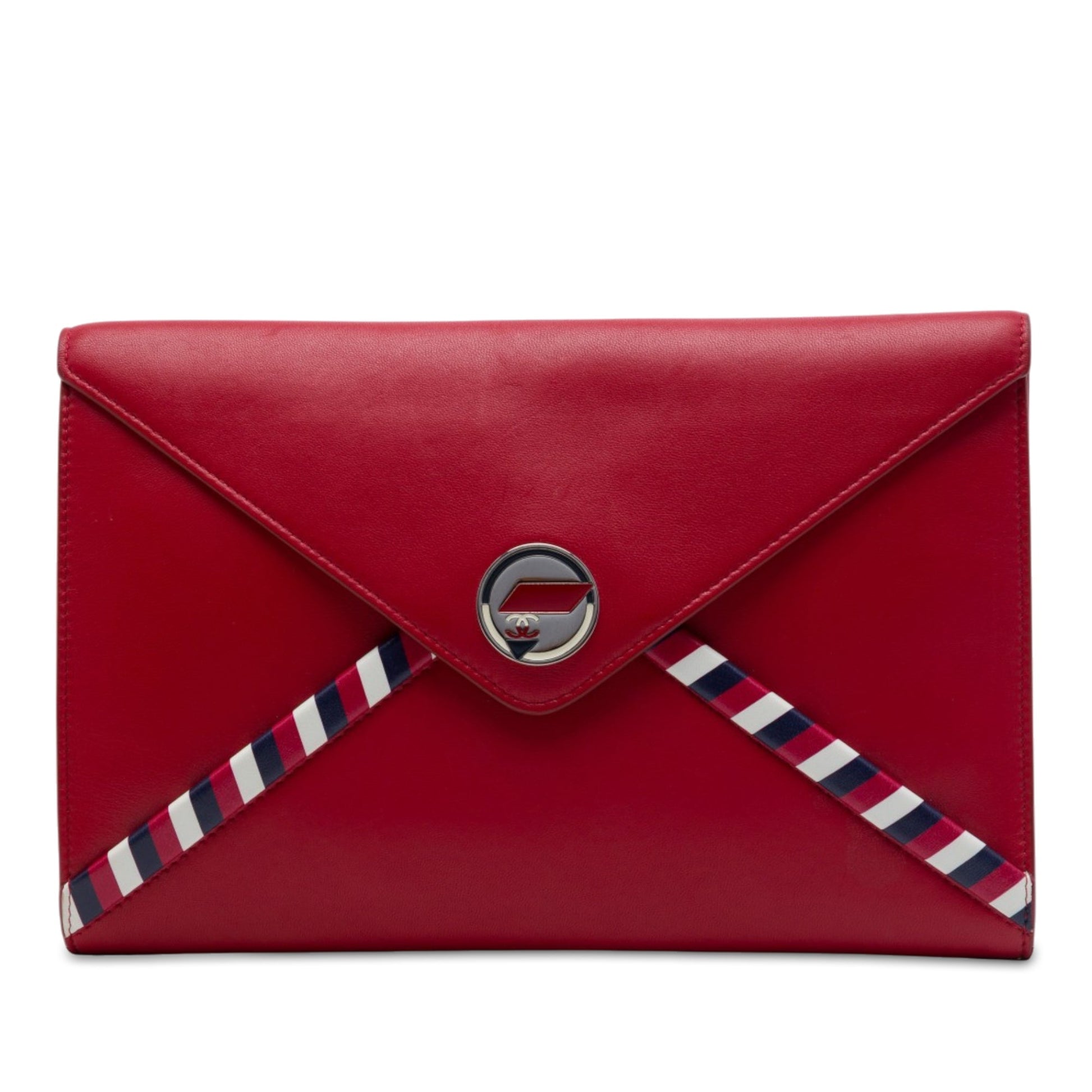 Chanel CC Lambskin Airlines Envelope Clutch