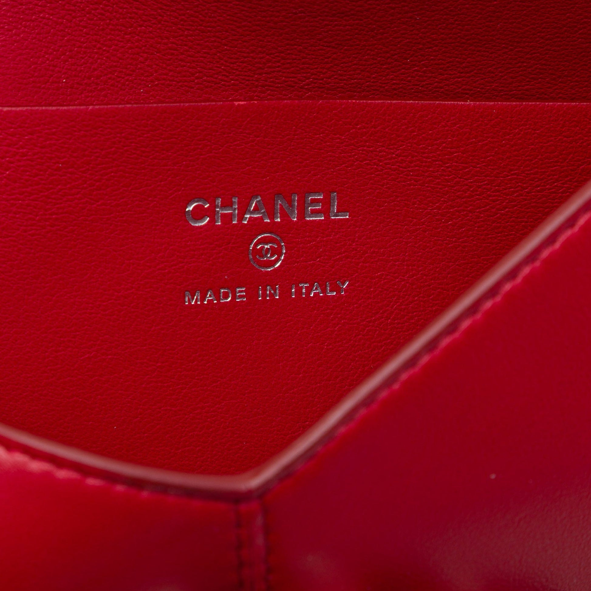Chanel CC Lambskin Airlines Envelope Clutch