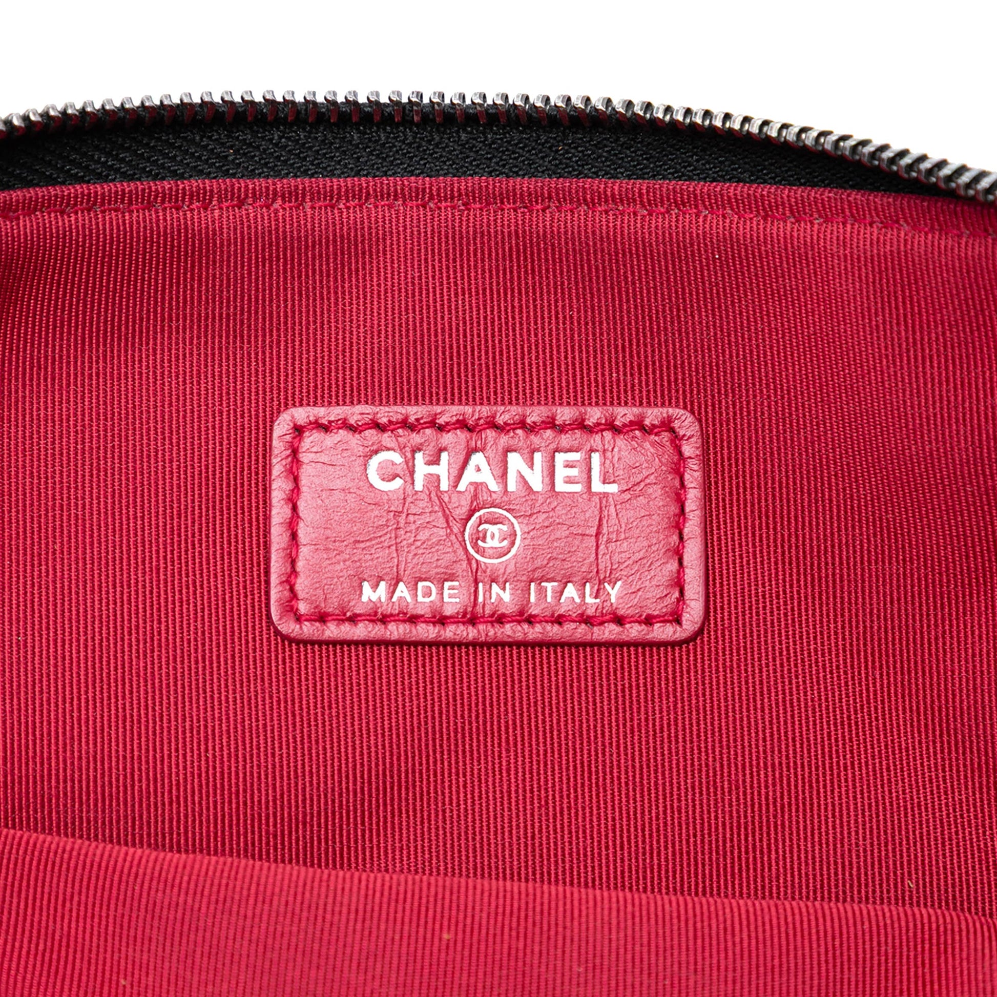 Chanel Medium Aged Calfskin Gabrielle O Case Clutch