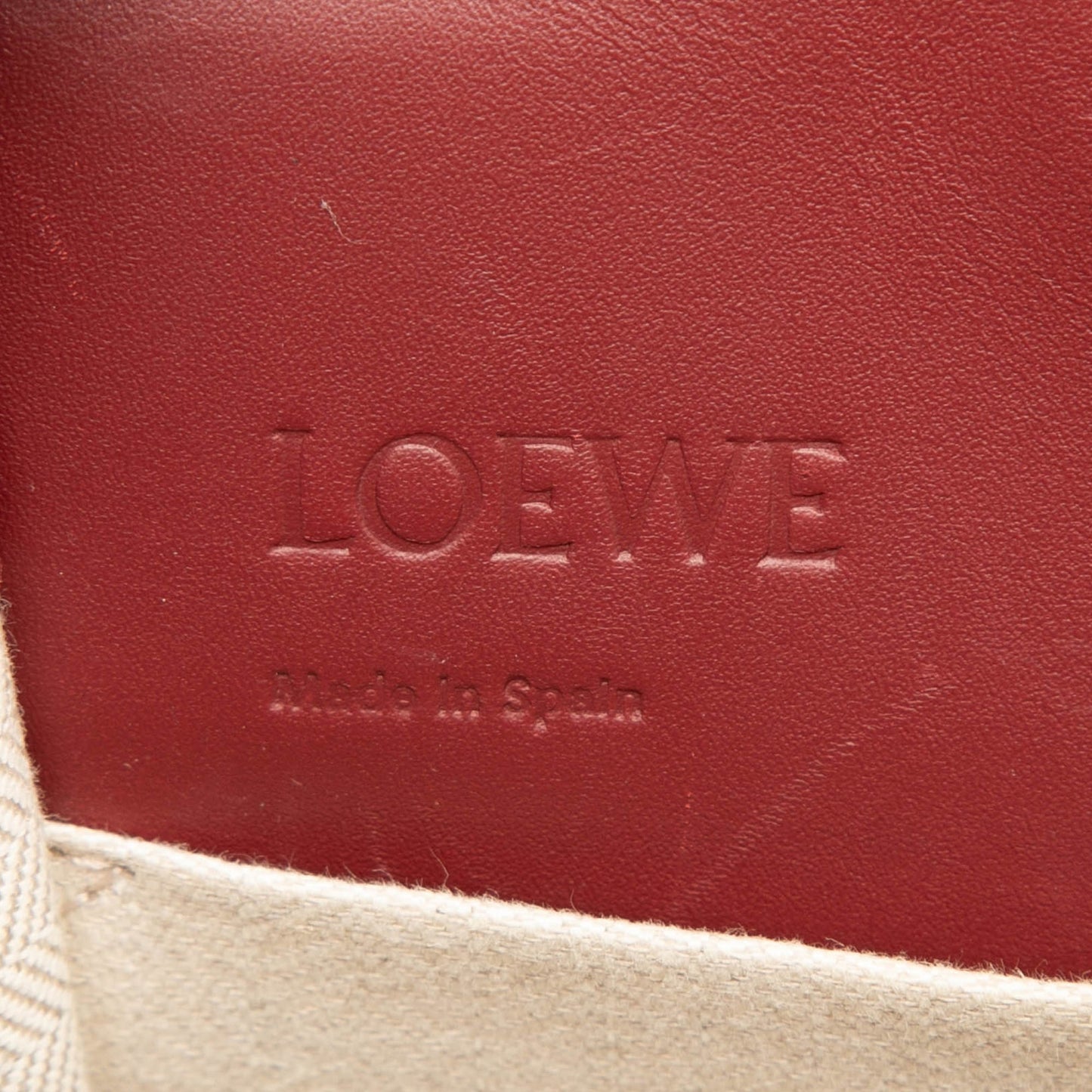 LOEWE Small Leather Cushion Tote