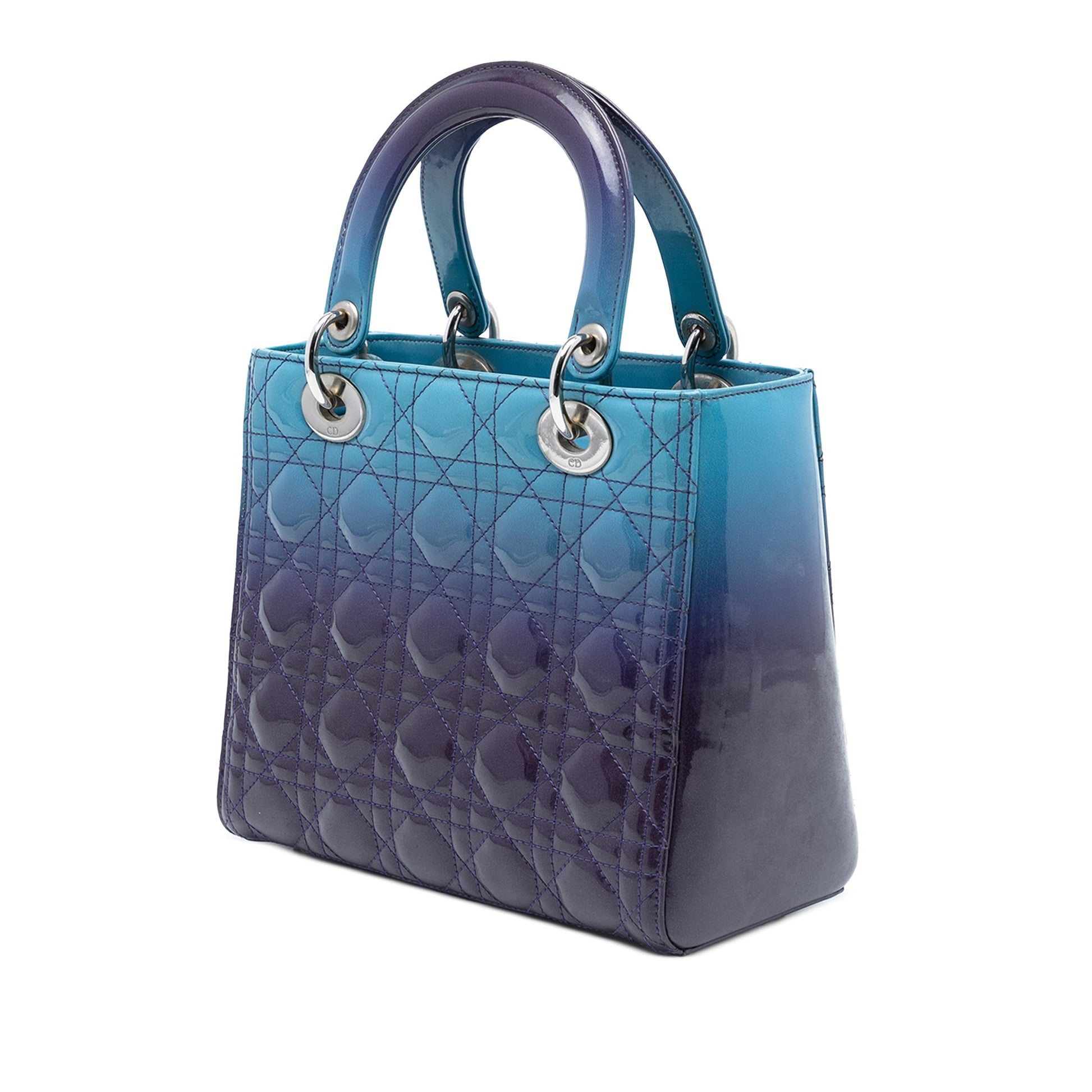 Dior Medium Ombre Patent Cannage Lady Dior
