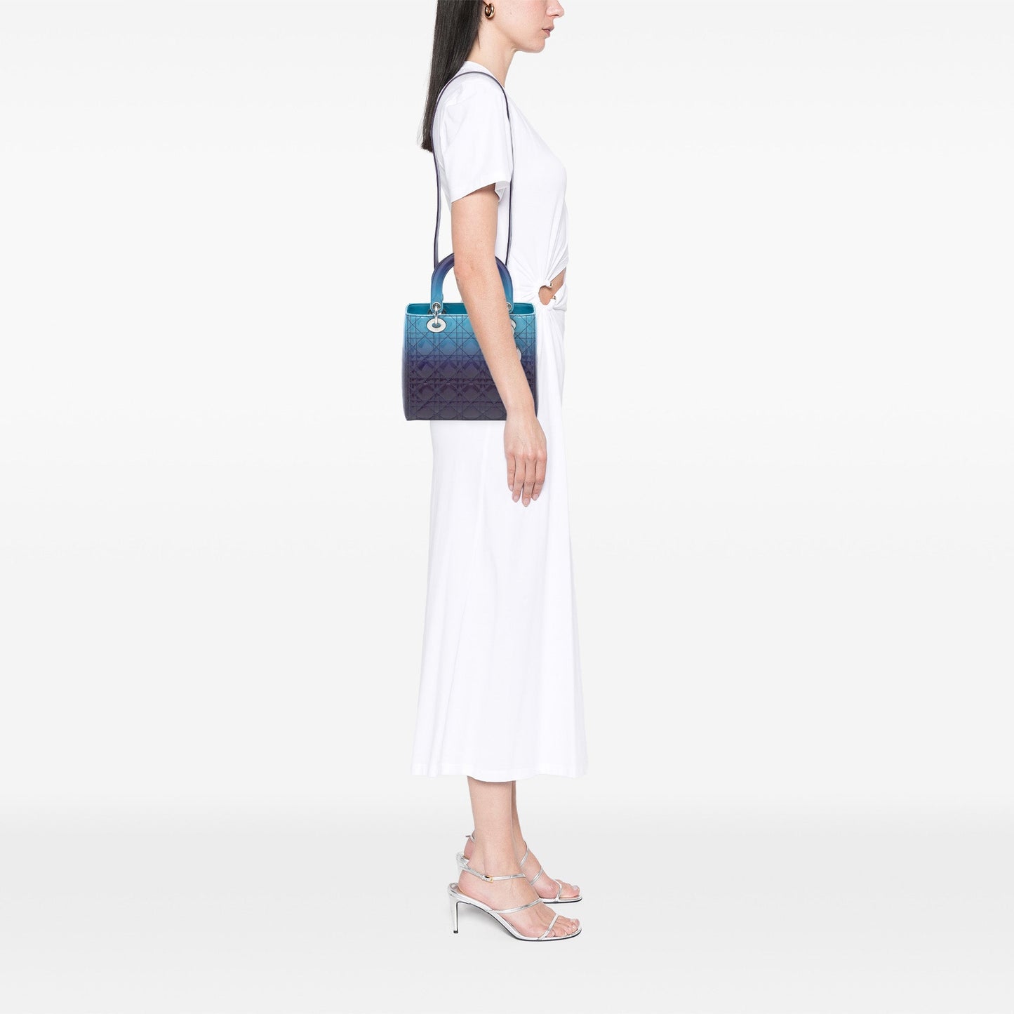 Dior Medium Ombre Patent Cannage Lady Dior