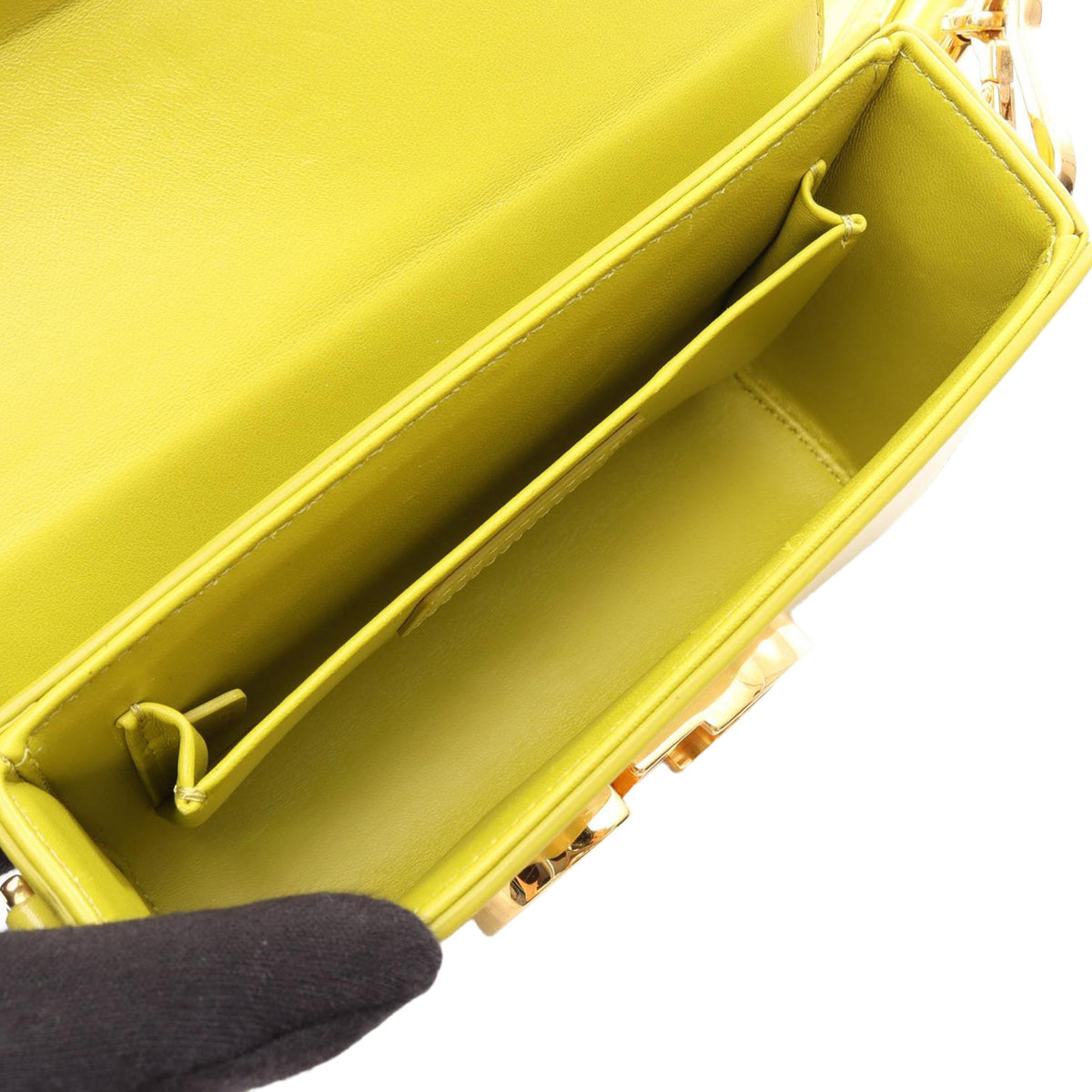 Dior Leather 30 Montaigne Box Bag — Green