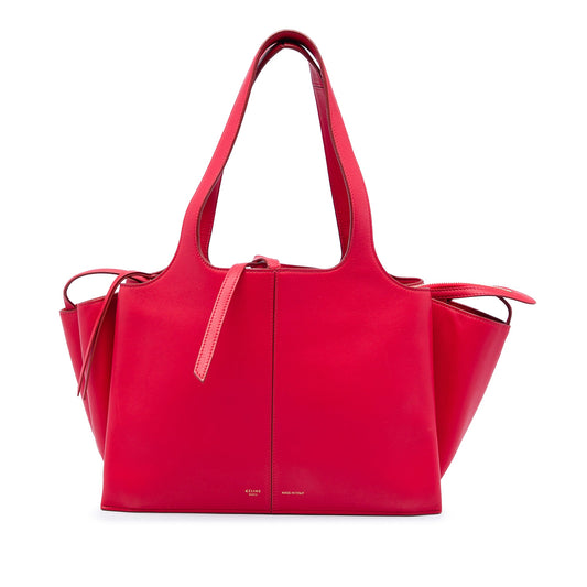 Celine Small Leather Trifold Tote