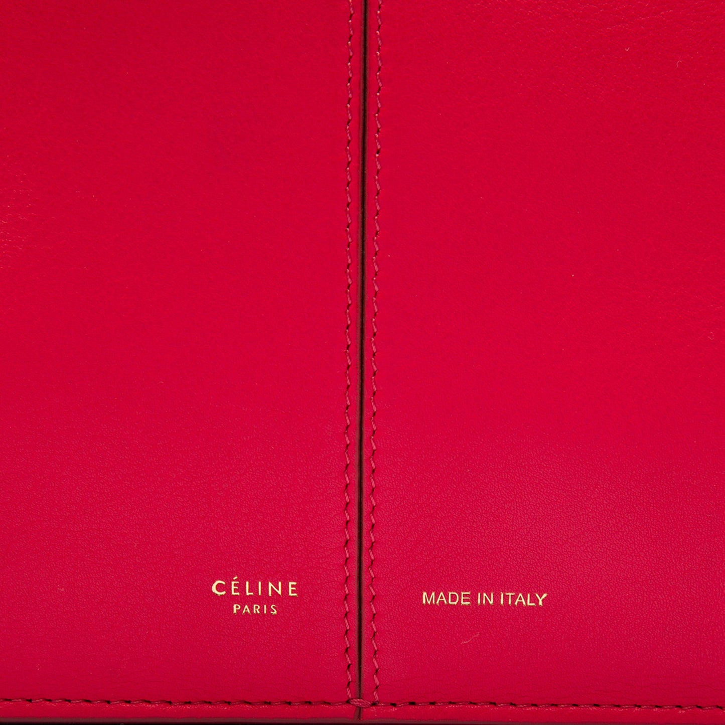 Celine Small Leather Trifold Tote
