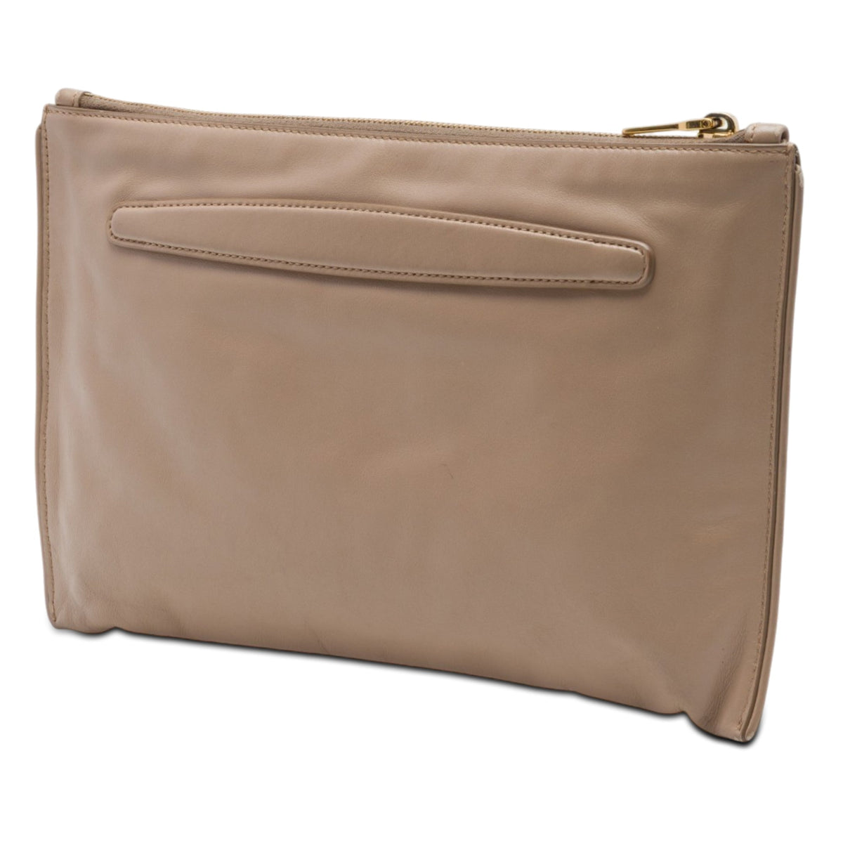 Miu Miu Studded Leather Zip Clutch