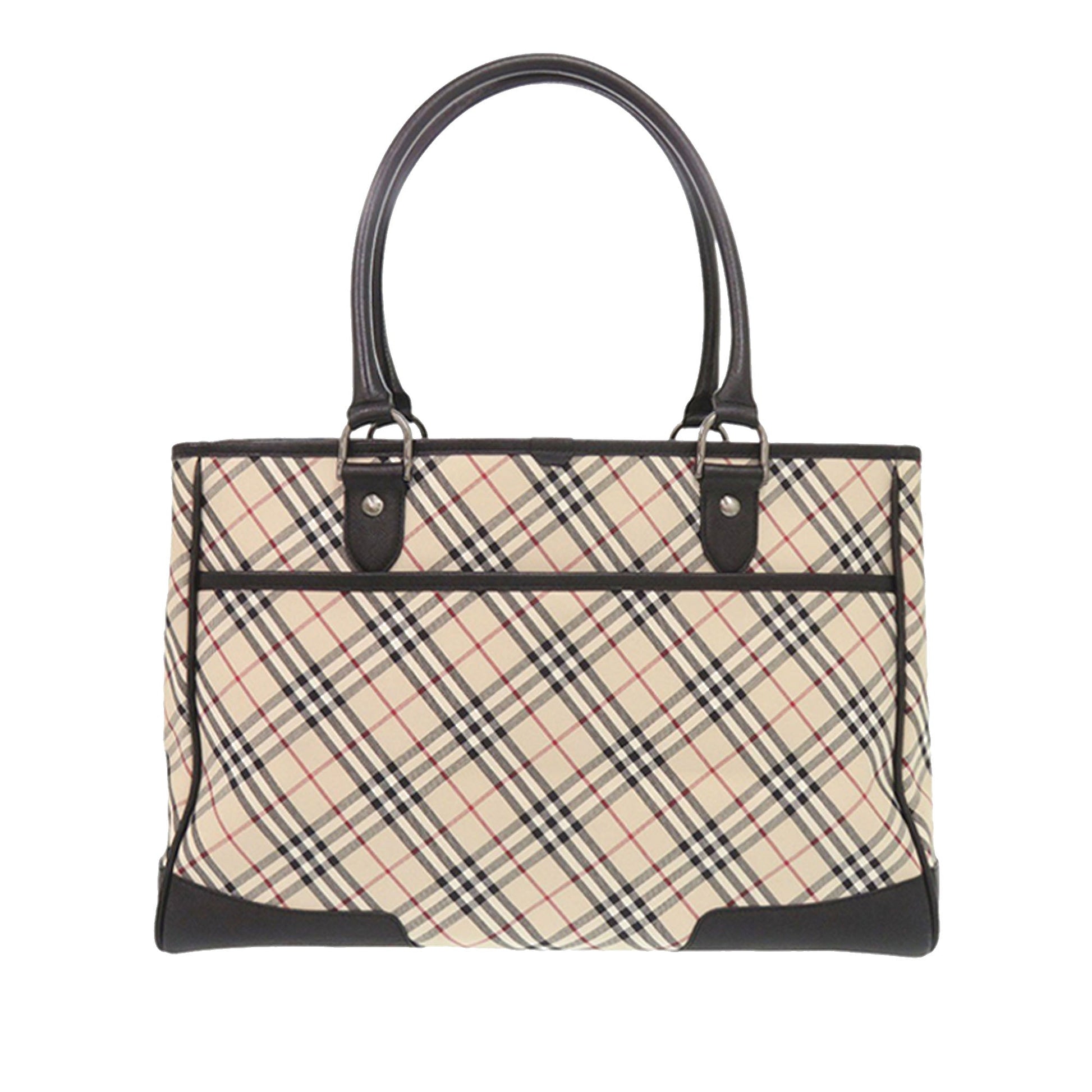 Burberry Nova Check Canvas Tote
