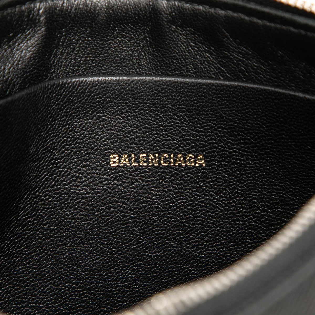 Balenciaga Leather Ville Logo Clutch M