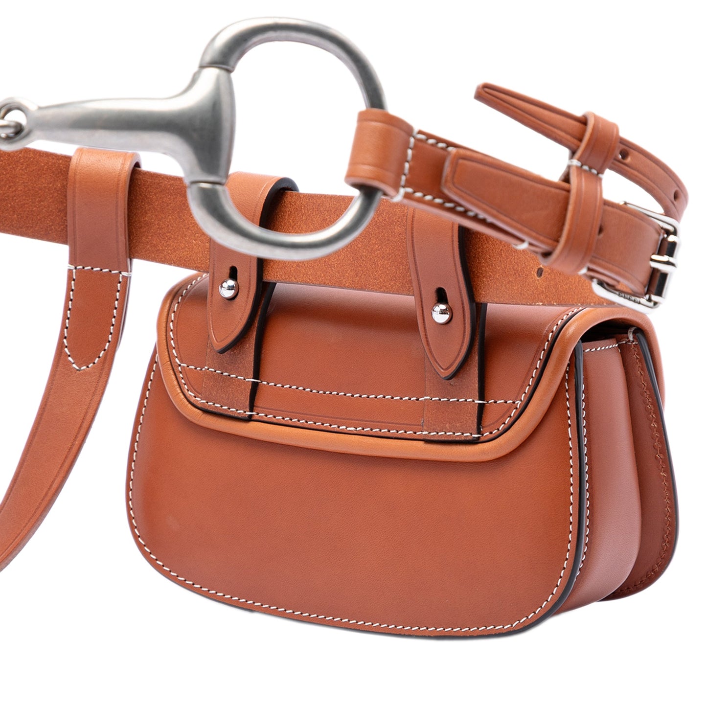 Gucci Mini Calfskin Bamboo 1947 Belt Bag