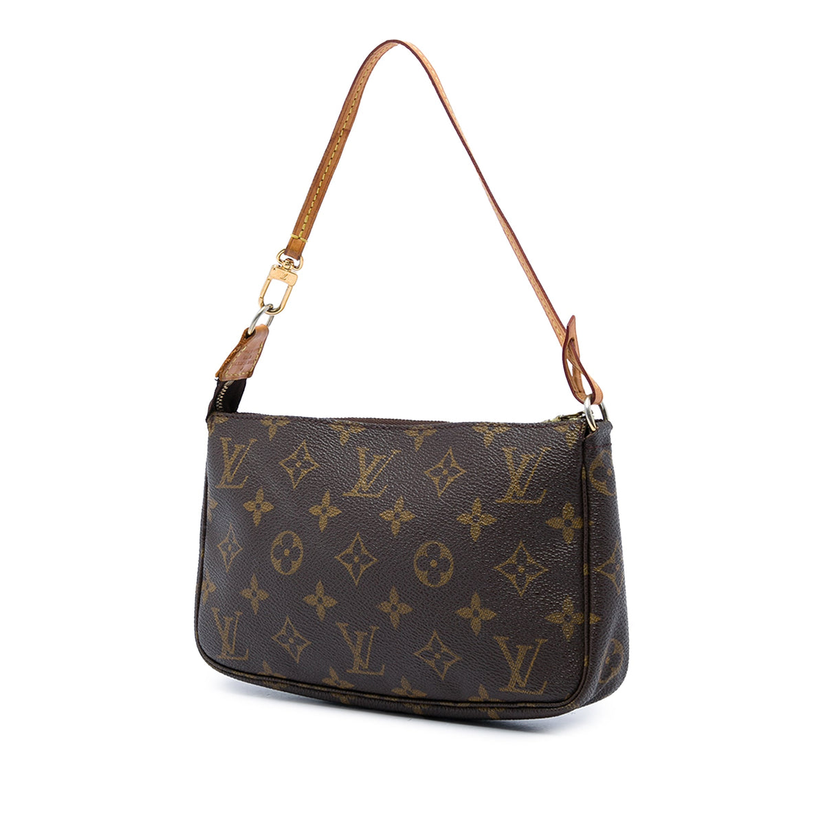 Louis Vuitton Monogram Pochette Accessoires — Brown