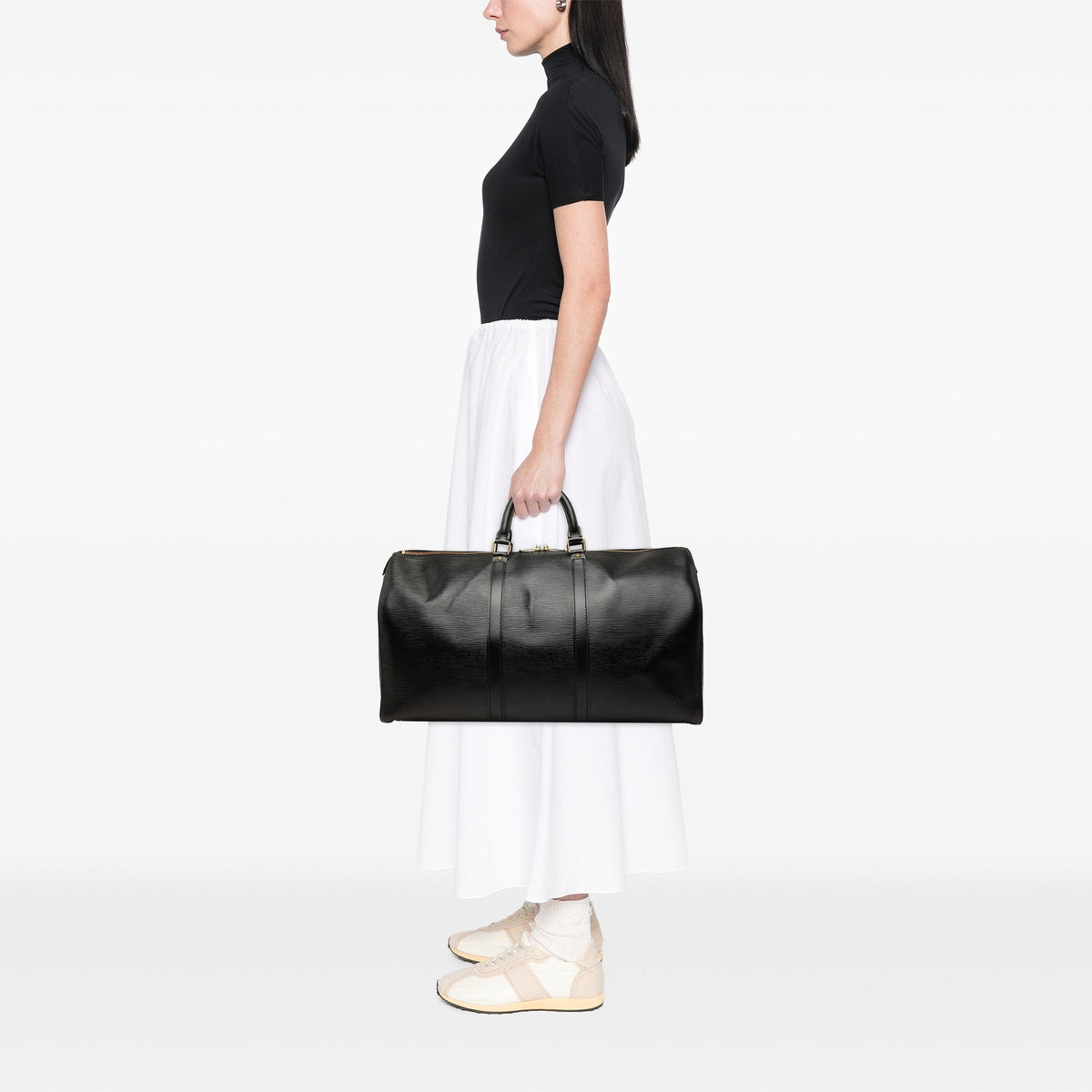 Louis Vuitton Epi Keepall 50 — Black