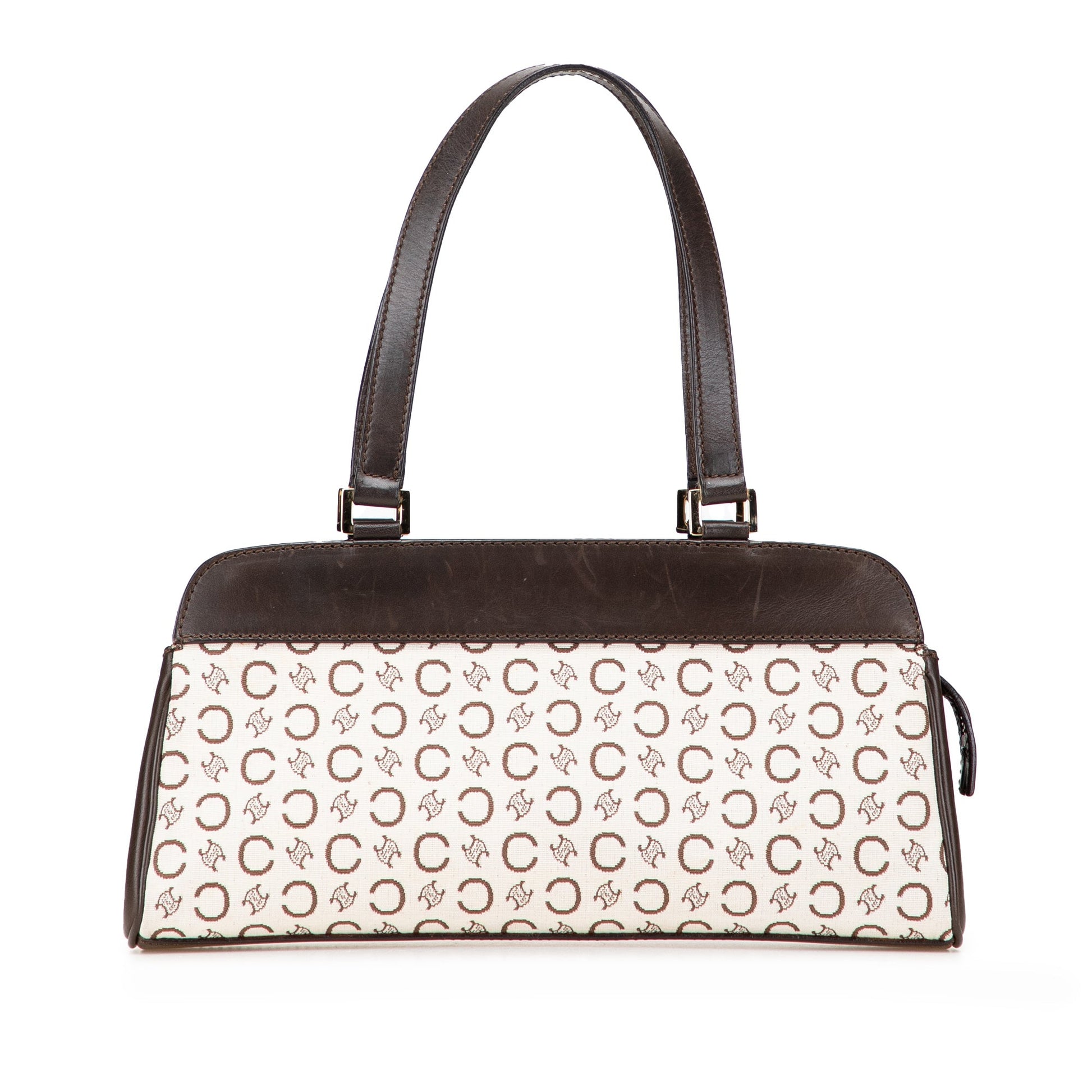 Celine C Macadam Canvas Handbag