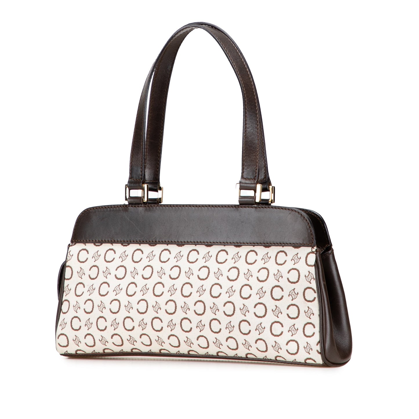 Celine C Macadam Canvas Handbag
