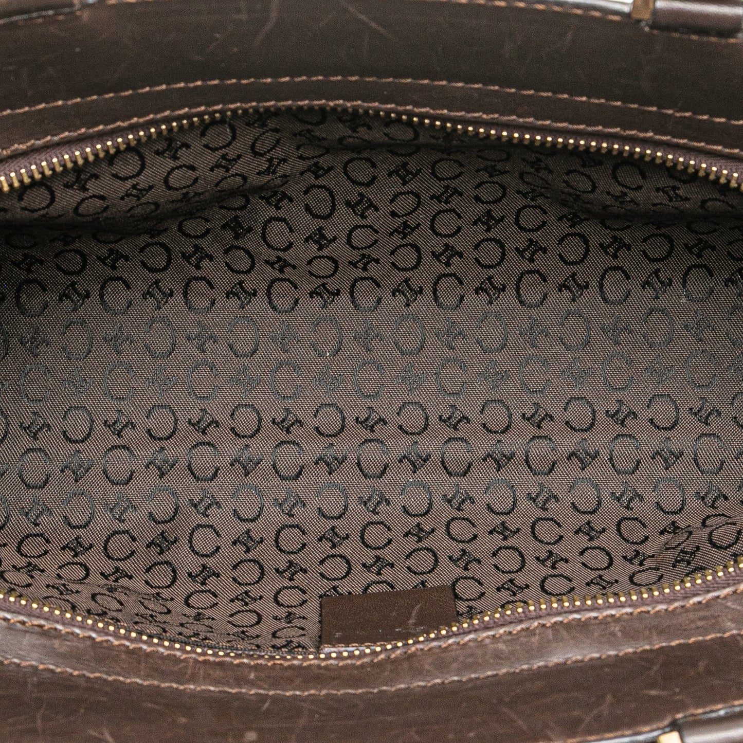 Celine C Macadam Canvas Handbag