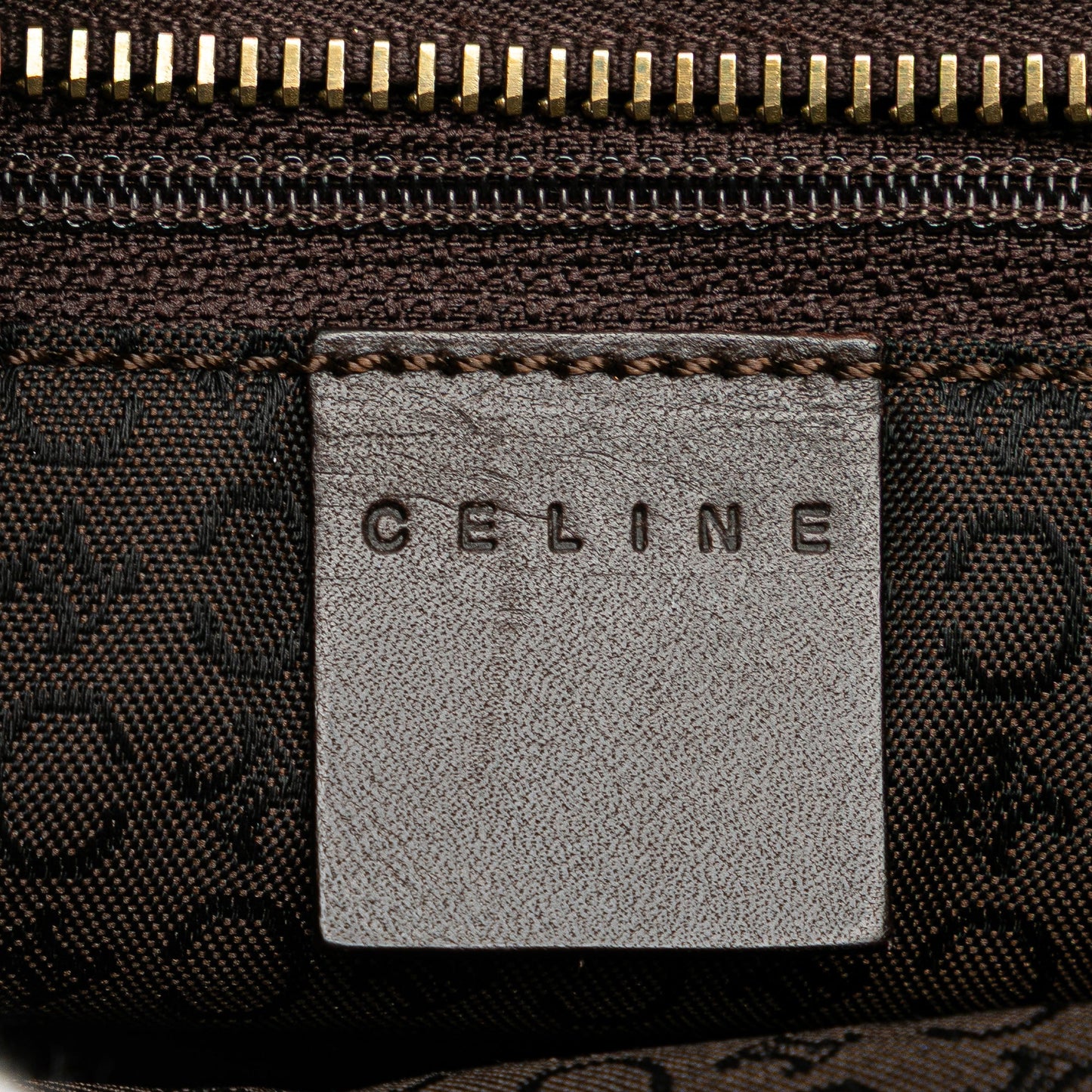 Celine C Macadam Canvas Handbag