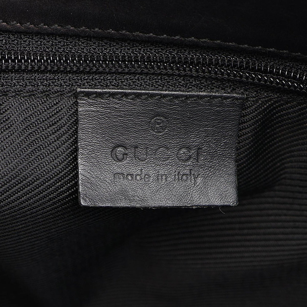 Gucci GG Canvas Shoulder Bag — Black