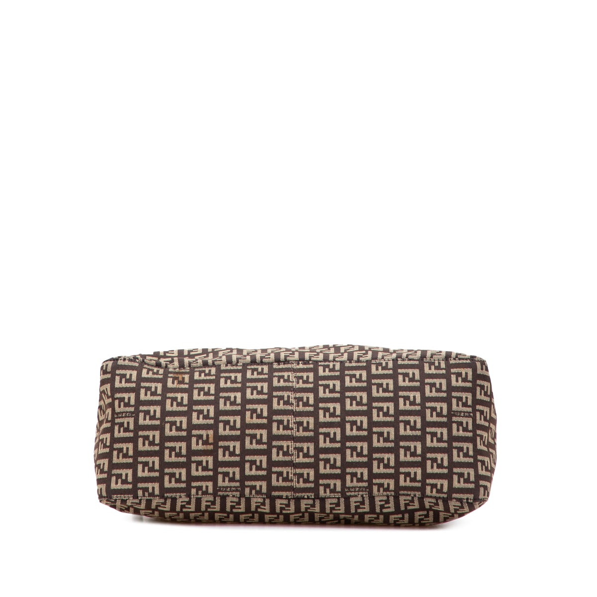 Fendi Zucchino Canvas Tote — Brown
