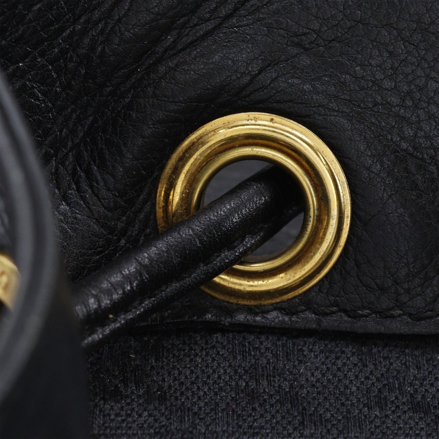 Gucci Calfskin Bamboo Drawstring Backpack