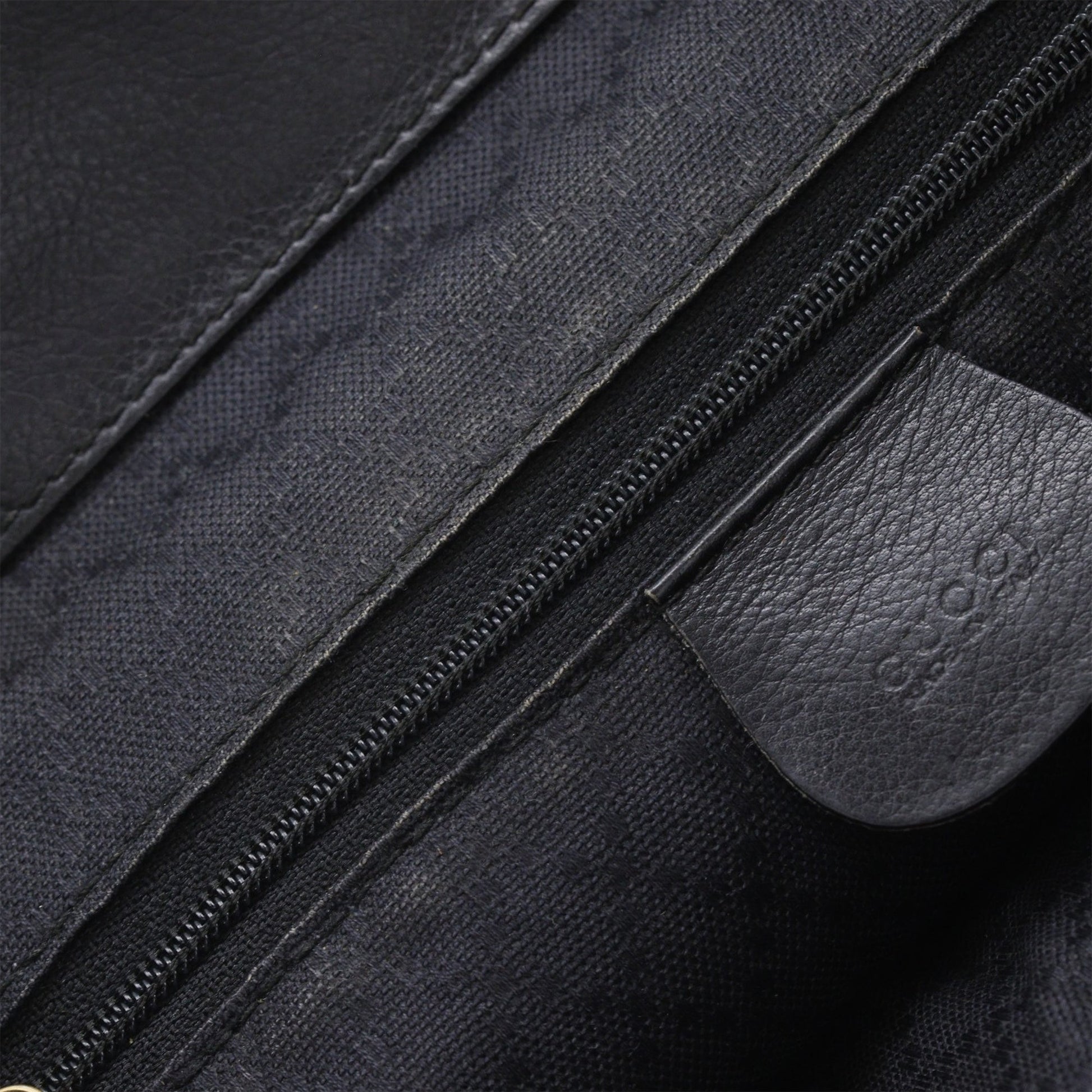 Gucci Calfskin Bamboo Drawstring Backpack