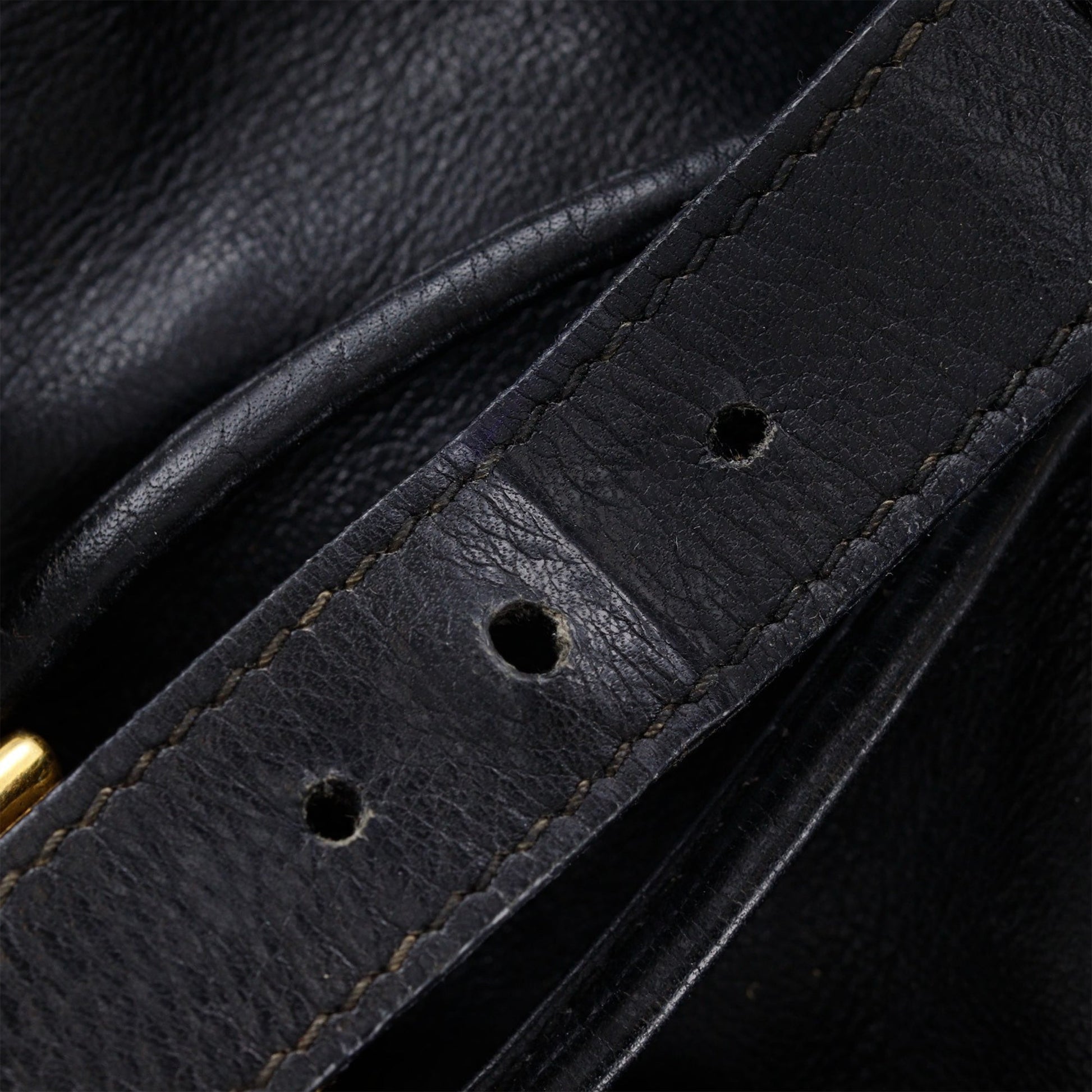 Gucci Calfskin Bamboo Drawstring Backpack
