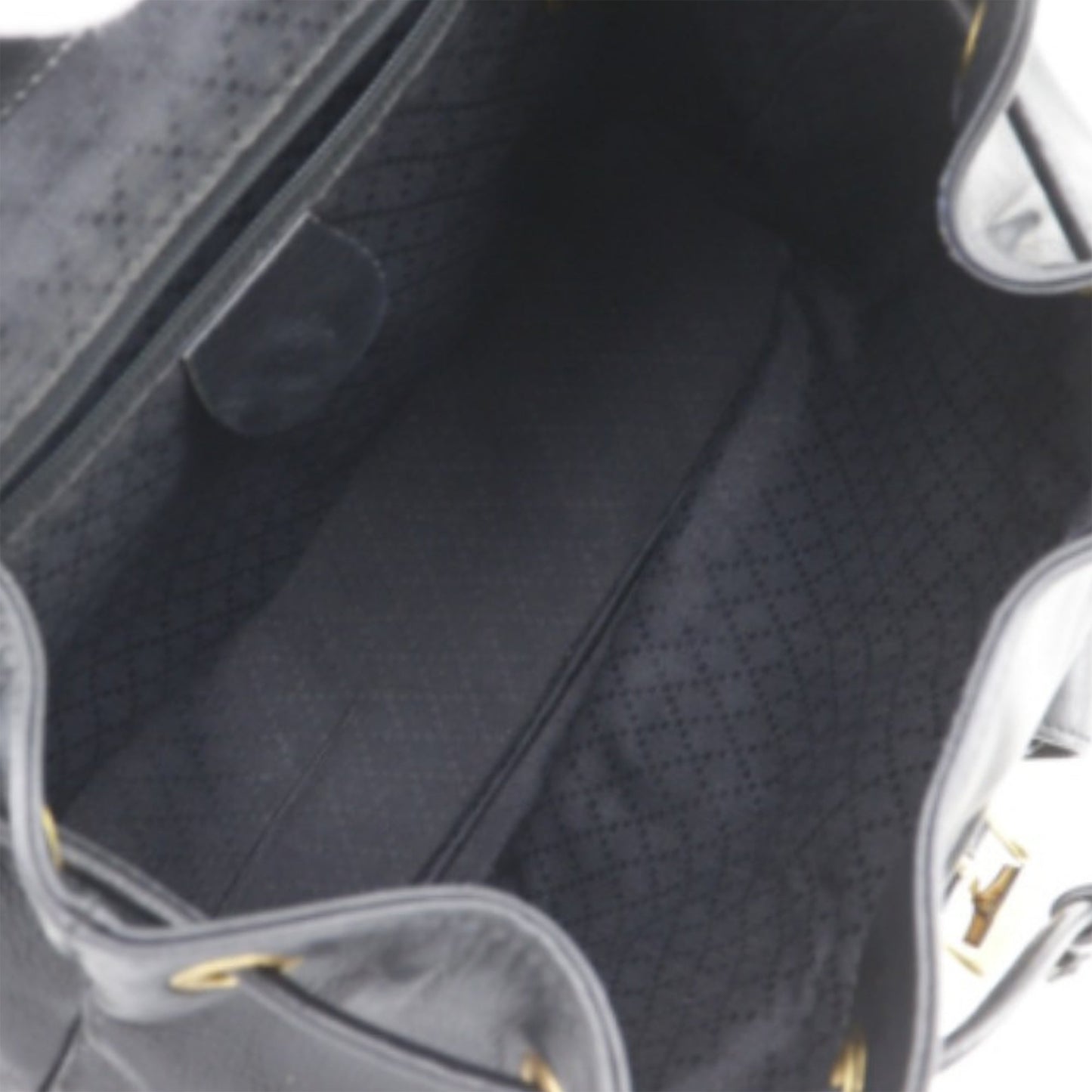 Gucci Calfskin Bamboo Drawstring Backpack