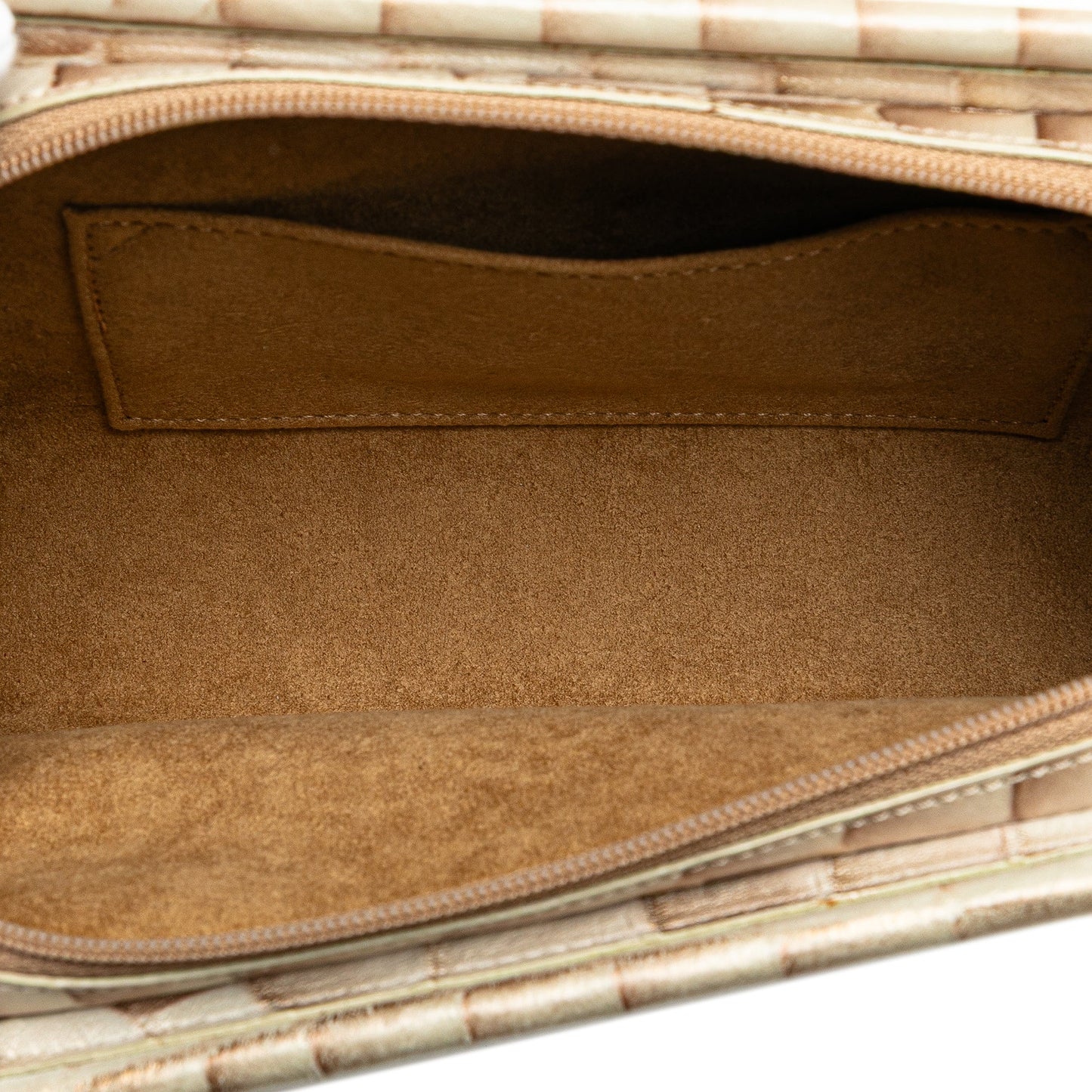 Cartier Croc Embossed Lambskin Handbag