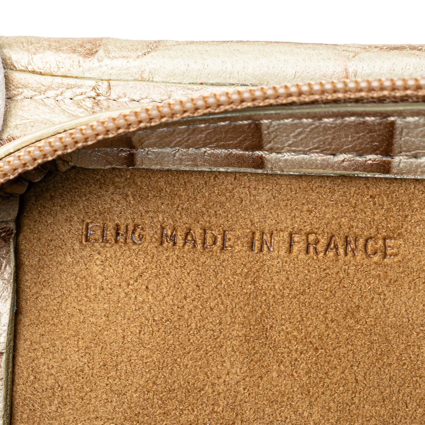 Cartier Croc Embossed Lambskin Handbag