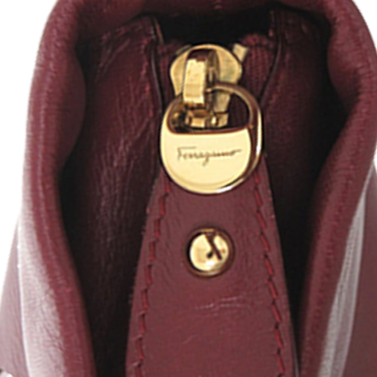 Ferragamo Leather Vara Shoulder Bag