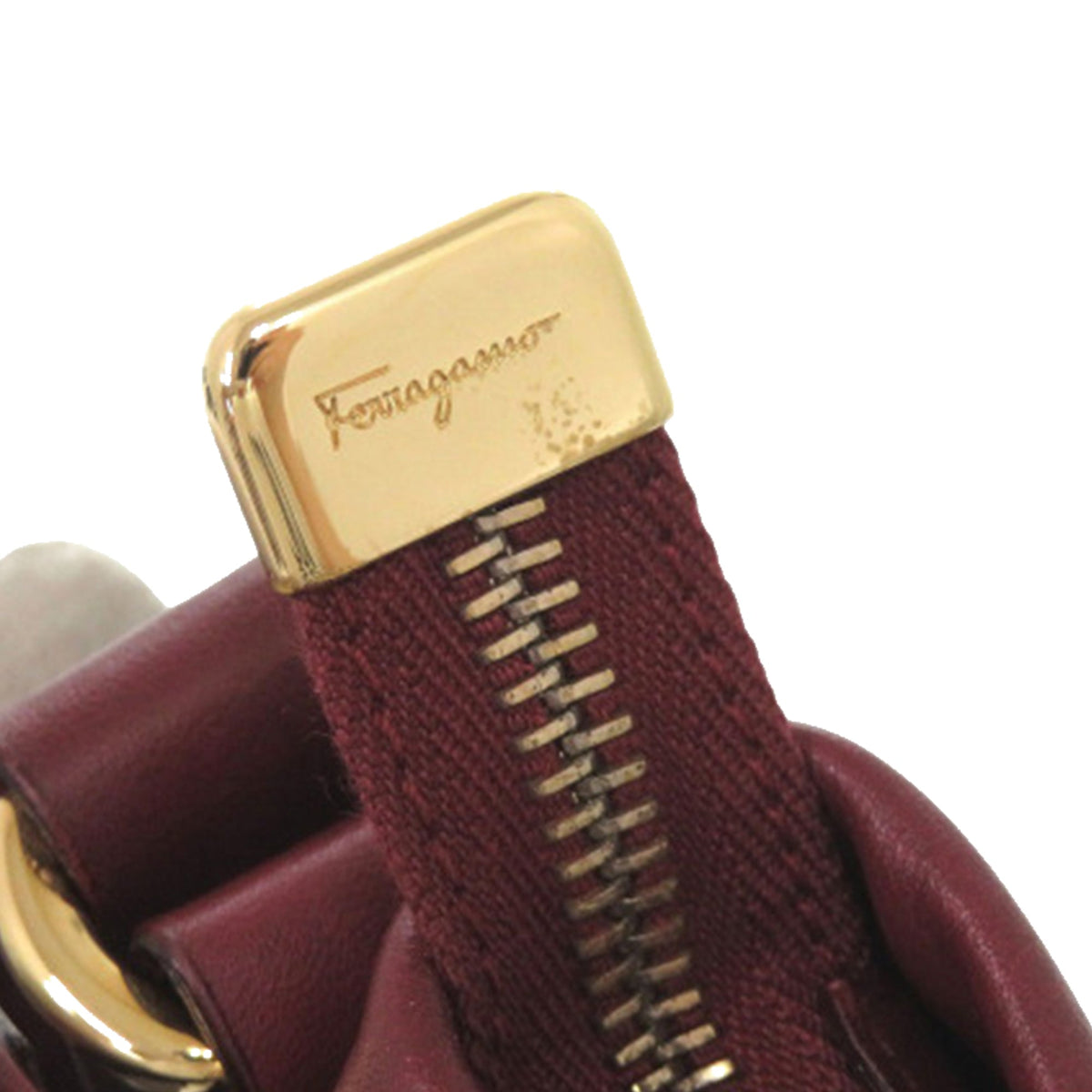 Ferragamo Leather Vara Shoulder Bag