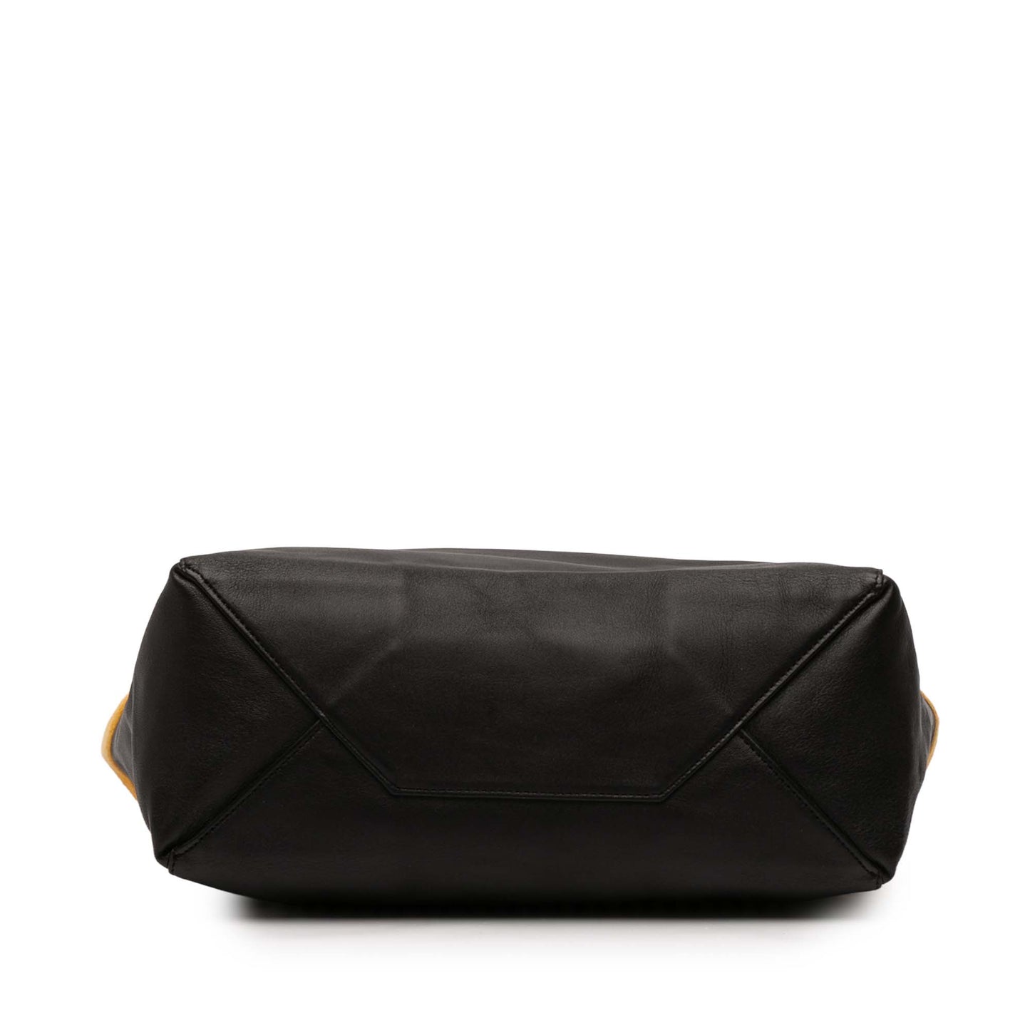 Celine Small Bicolor Suede and Calfskin Vertical Cabas Tote