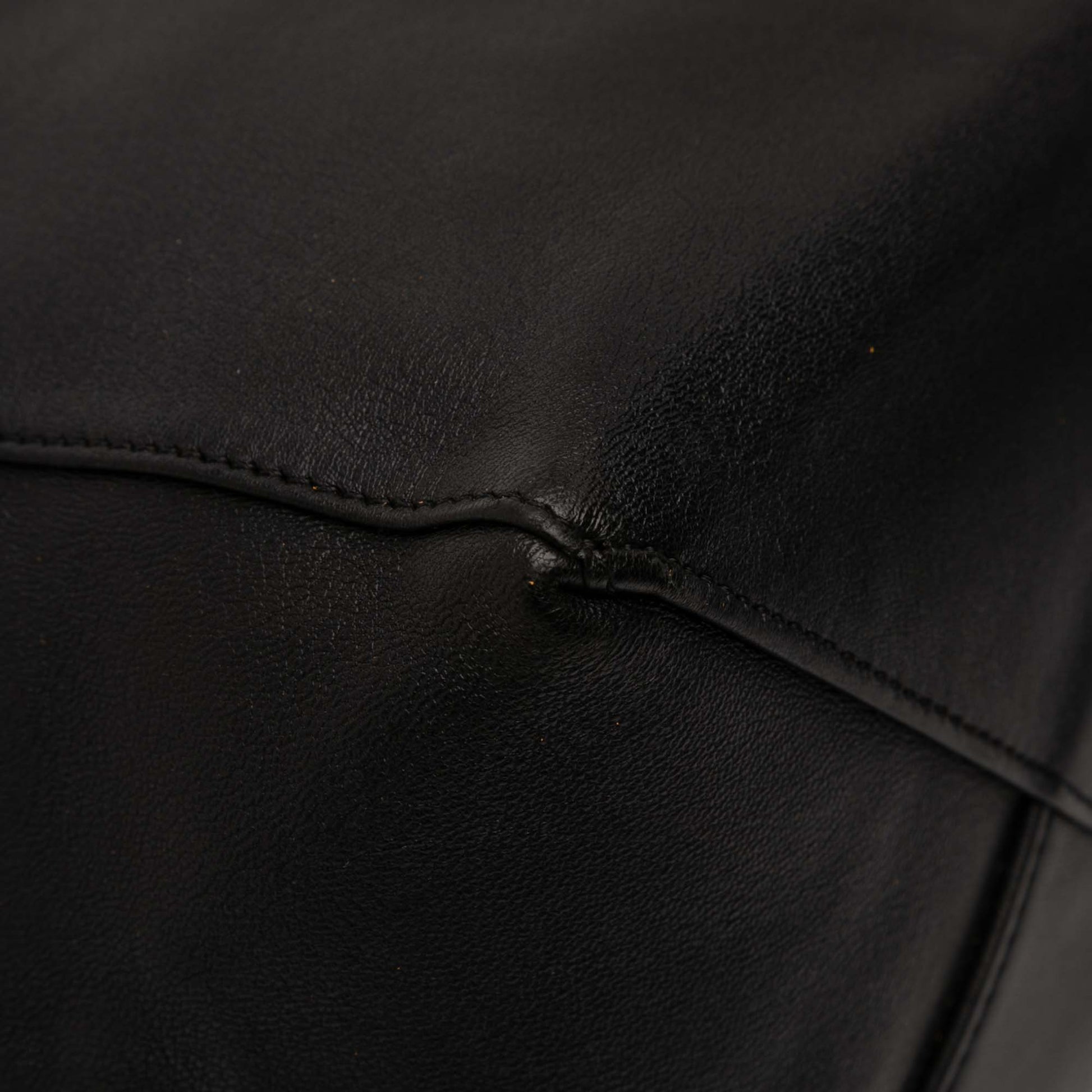 Celine Small Bicolor Suede and Calfskin Vertical Cabas Tote