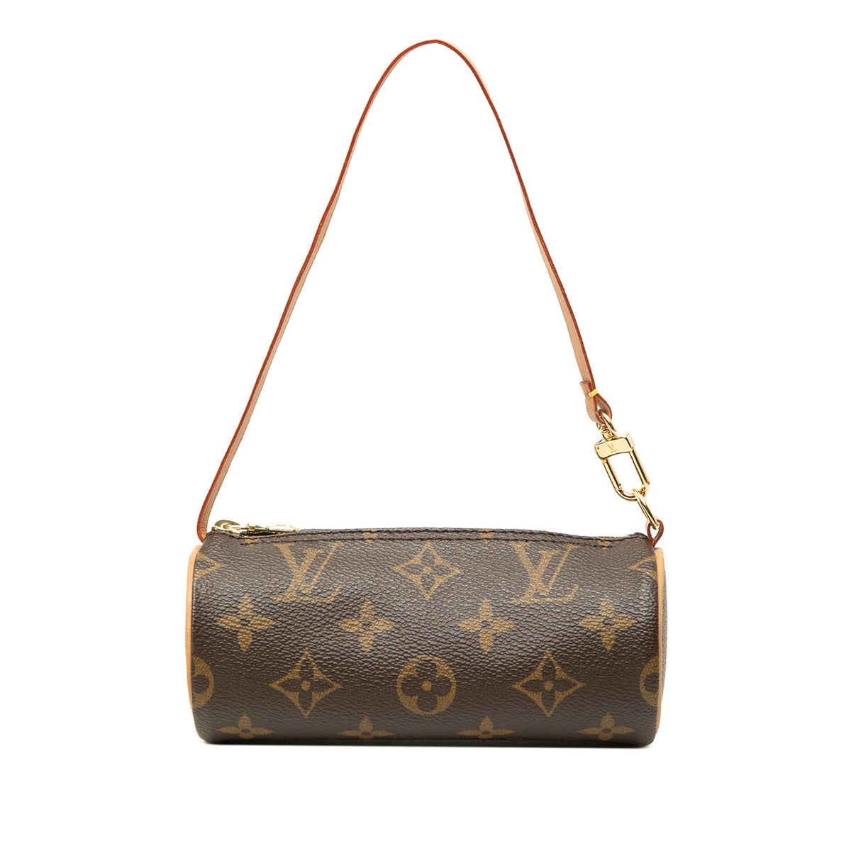 Louis Vuitton Monogram Papillon Pochette — Brown