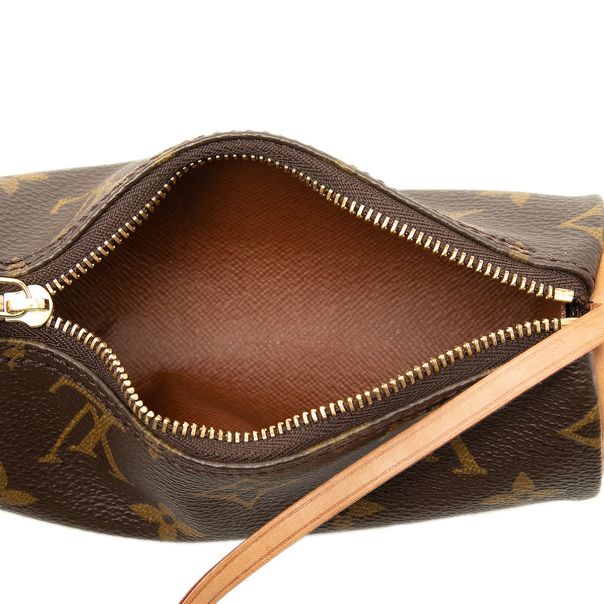 Louis Vuitton Monogram Papillon Pochette — Brown