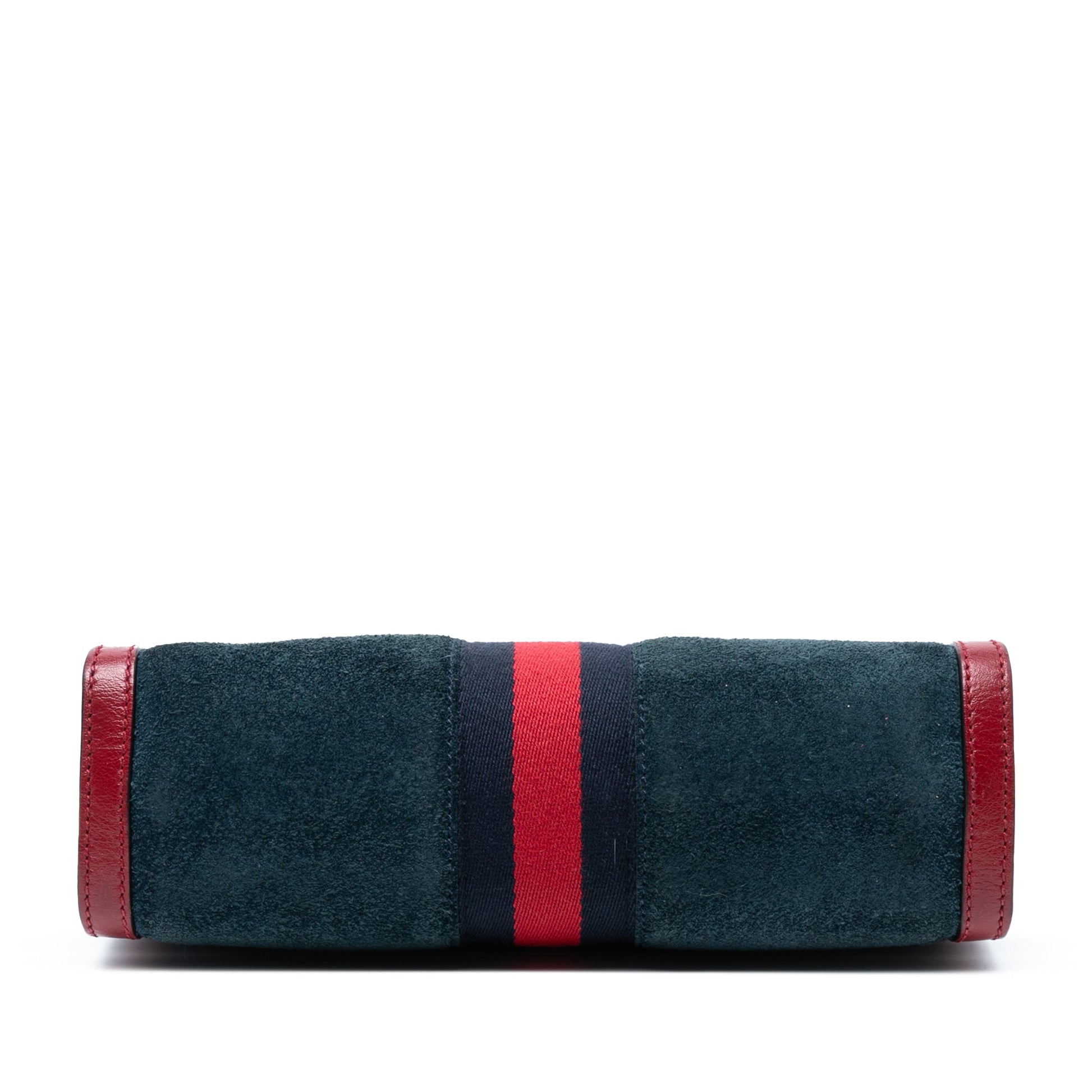 Gucci Small Suede Web Ophidia Chain Crossbody