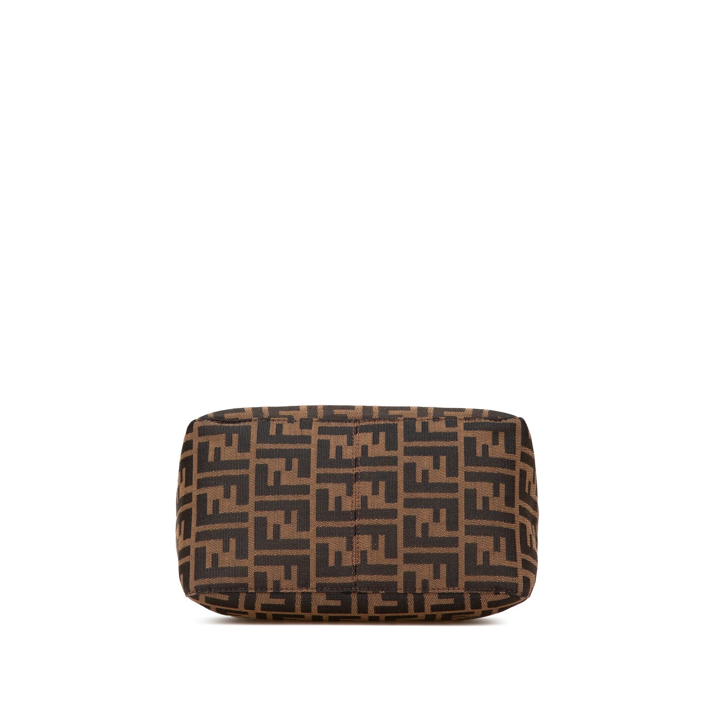 Fendi Zucca Canvas Double Flap Mamma