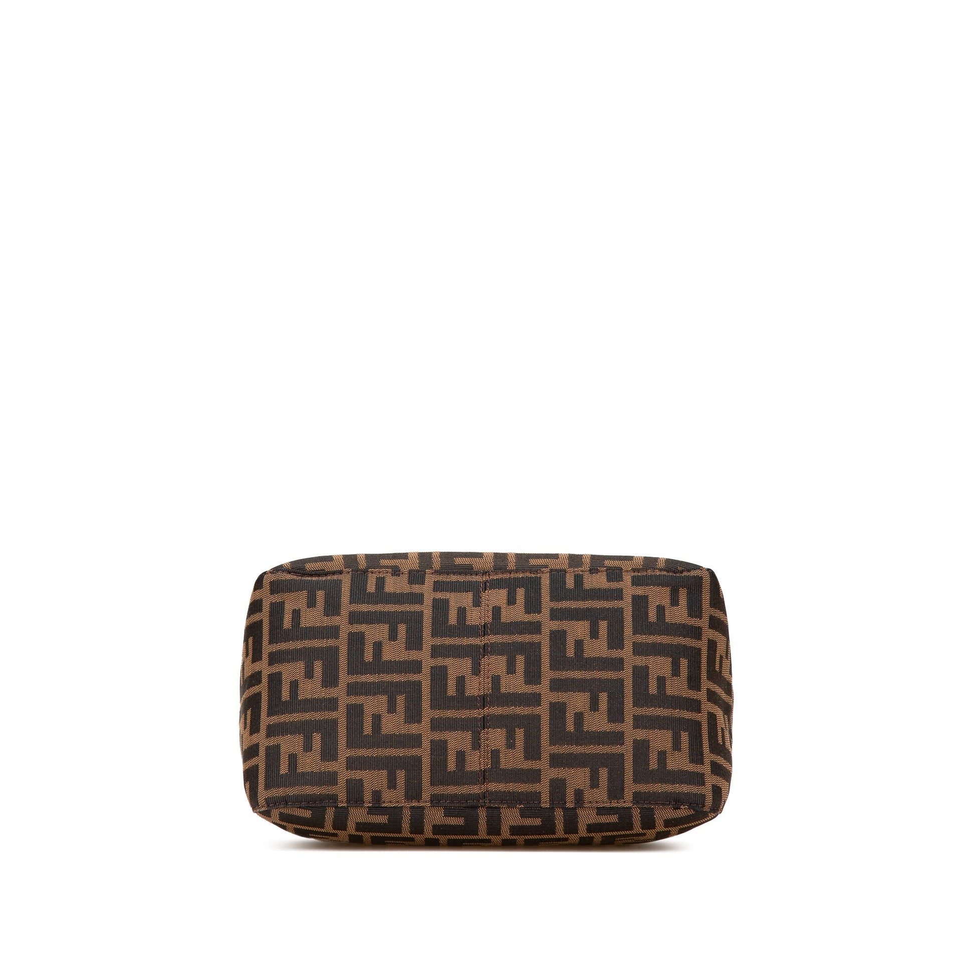 Fendi Zucca Canvas Double Flap Mamma