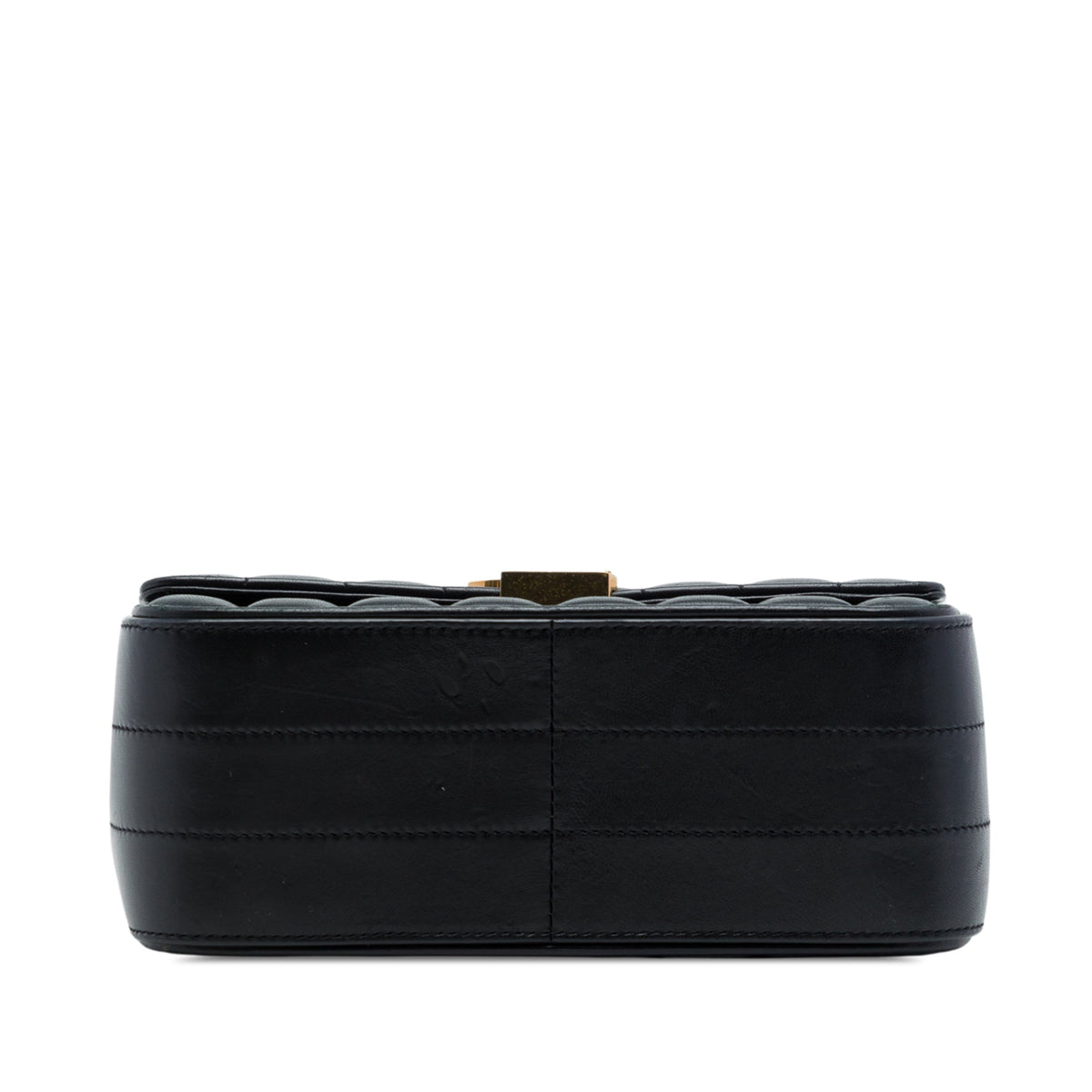 Saint Laurent Medium Lambskin Monogram Vicky Chain Bag — Black