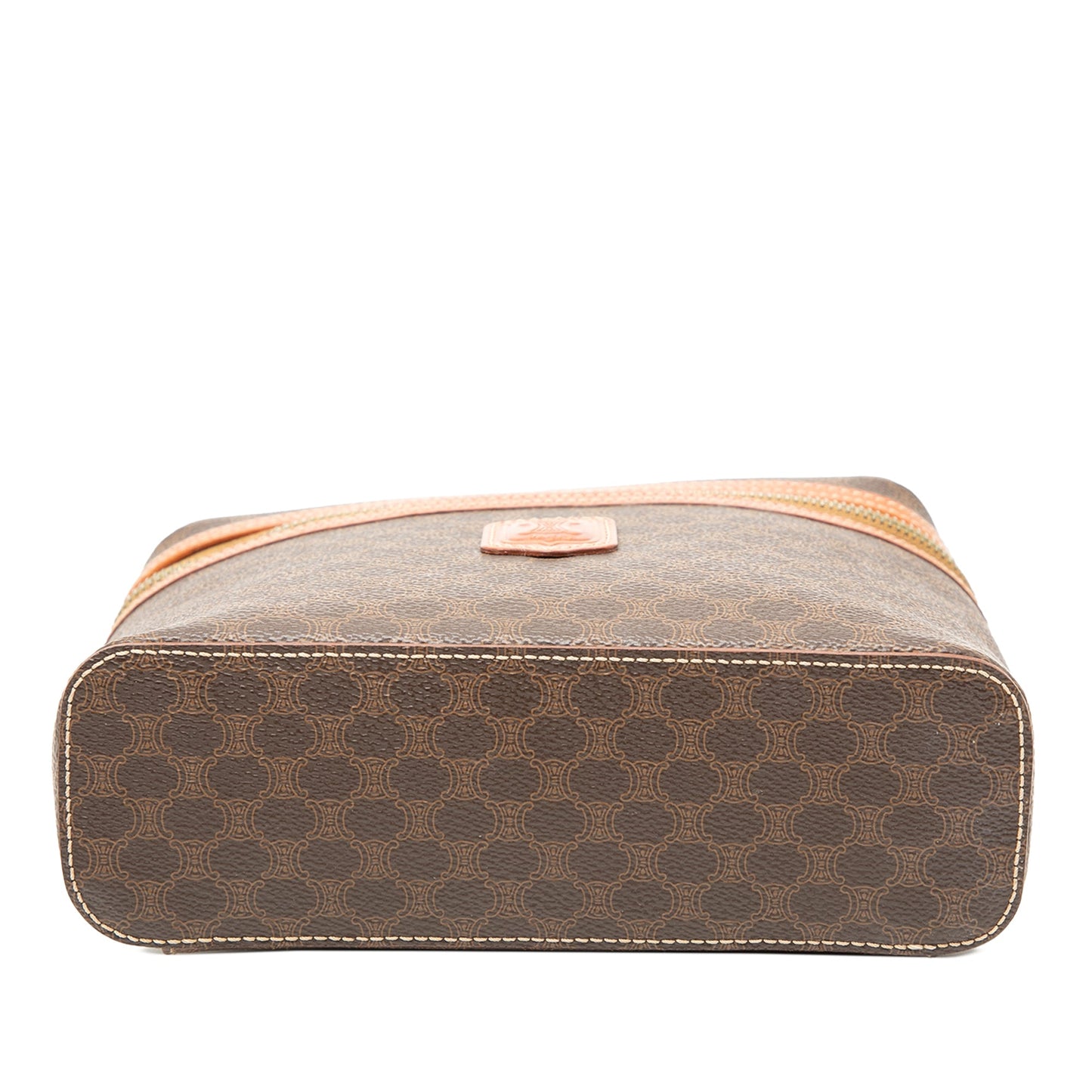 Celine Macadam Coated Canvas Vanity Bag