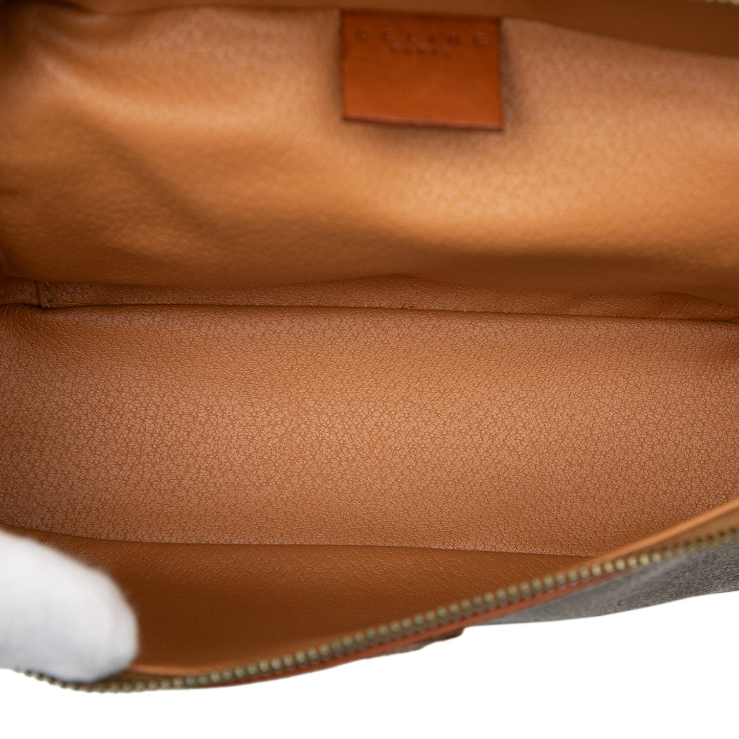 Celine Macadam Coated Canvas Vanity Bag