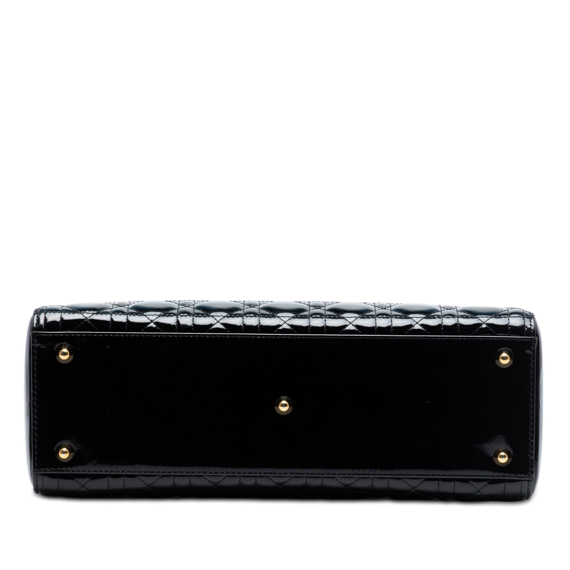 Dior Large Patent Cannage Lady Dior